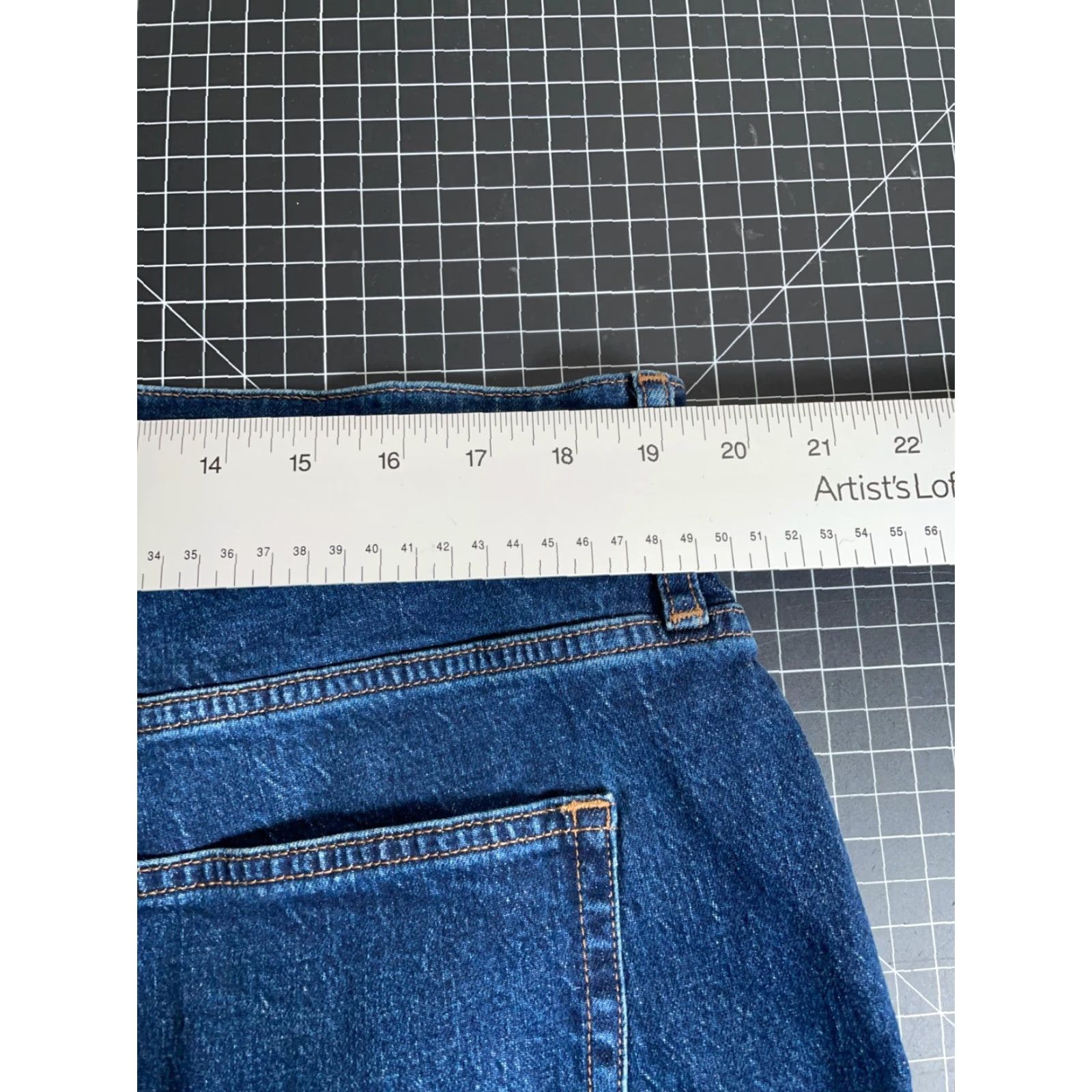 J.Crew VINTAGE J.Crew Wide Leg Jeans Women’s 38 Waist 32 Inseam Blue Denim High Rise Stretch Retro Size 26" / US 2 / IT 38 - 5 Thumbnail