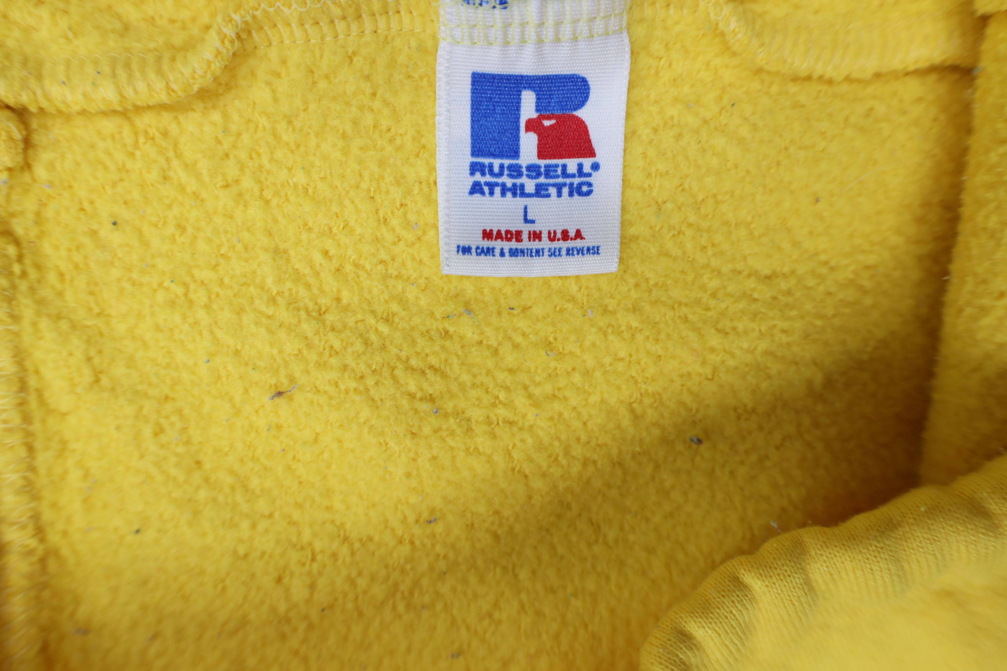 Russell Athletic Vintage 90s Russell Athletic Sweatpants Joggers Yellow USA Size US 36 / EU 52 - 9 Thumbnail