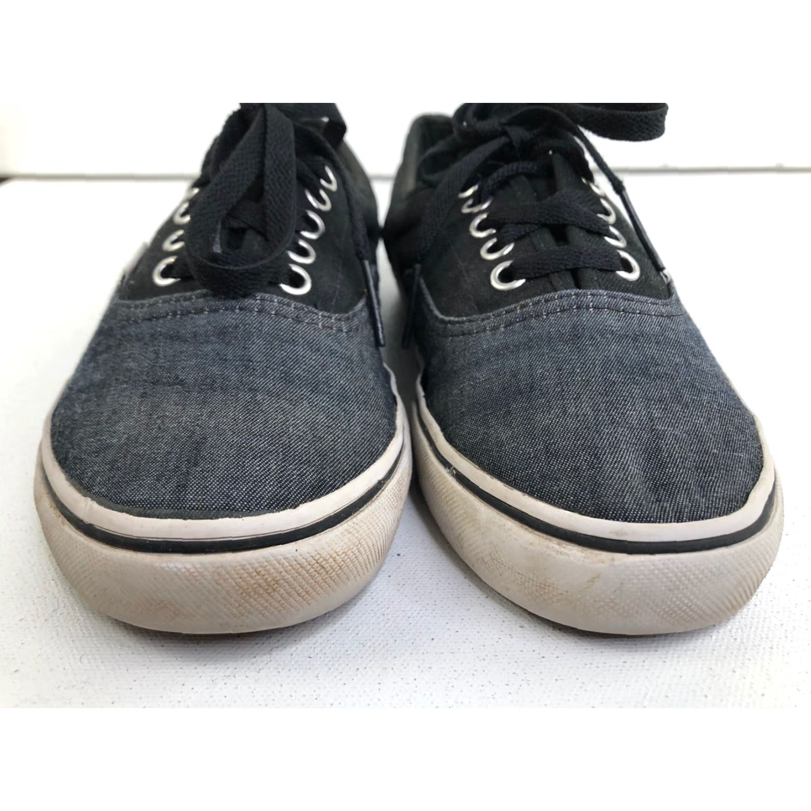 Vans VANS Off The Wall Sneaker Mens 6.5 Black Gray Low Top Shoes Size US M / EU 48-50 / 2 - 5 Thumbnail