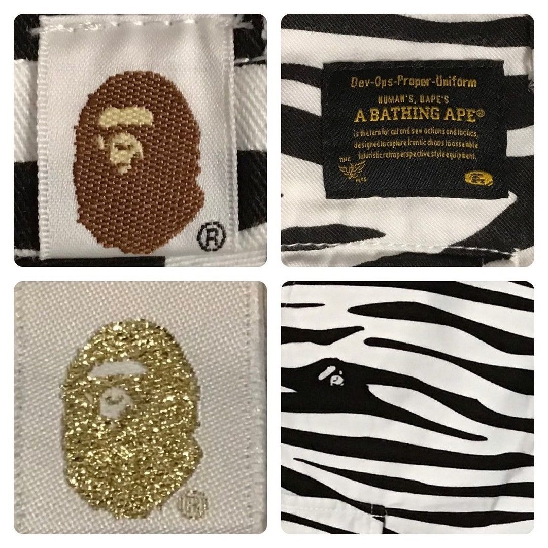 Bape BAPE Zebra camo cargo shorts a bathing ape NIGO ★size S Size US 30 / EU 46 - 8 Thumbnail