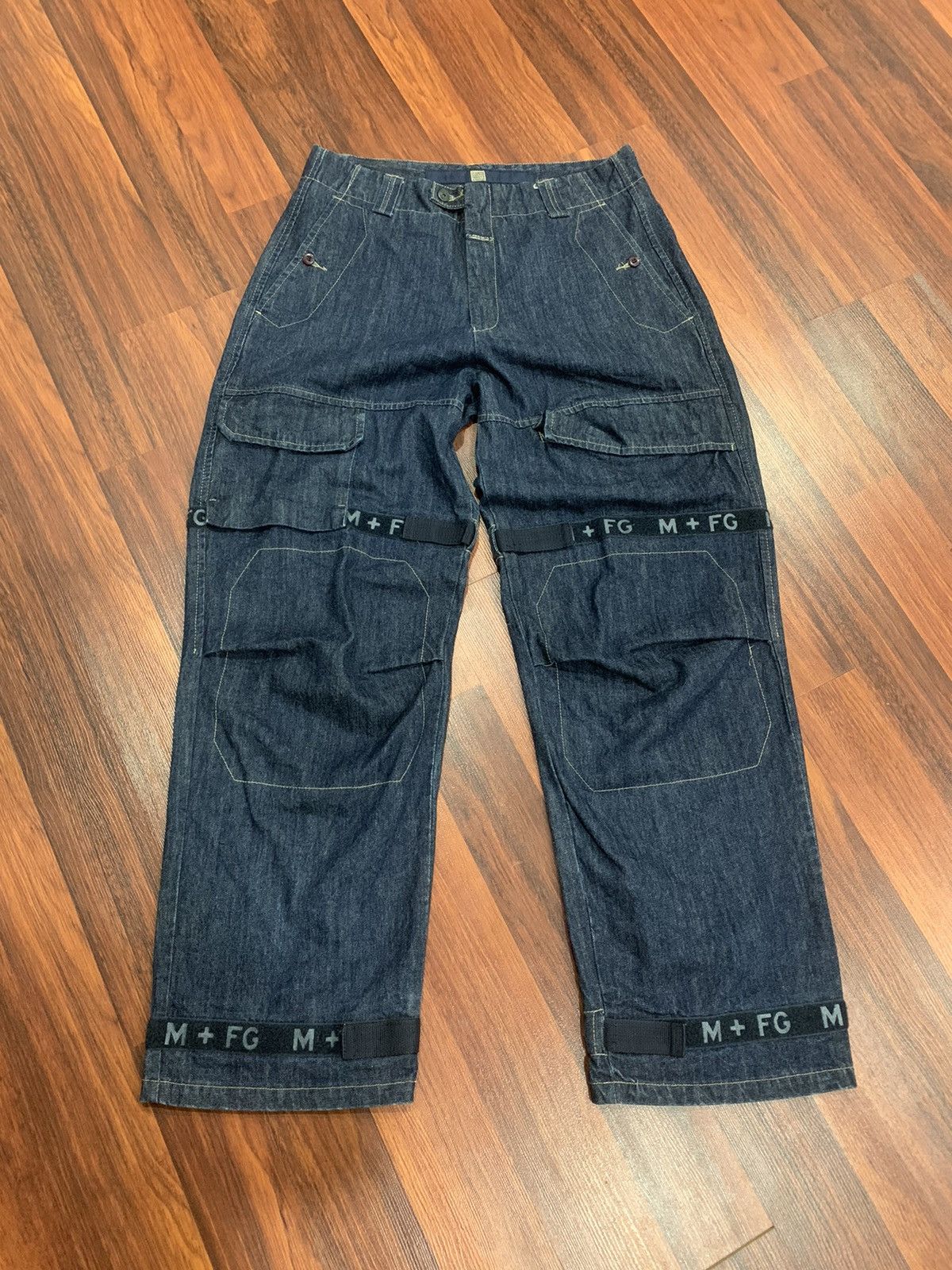image of Archival Clothing x Marithe Francois Girbaud Baggy Jeans Pants in Denim, Men's (Size 36)