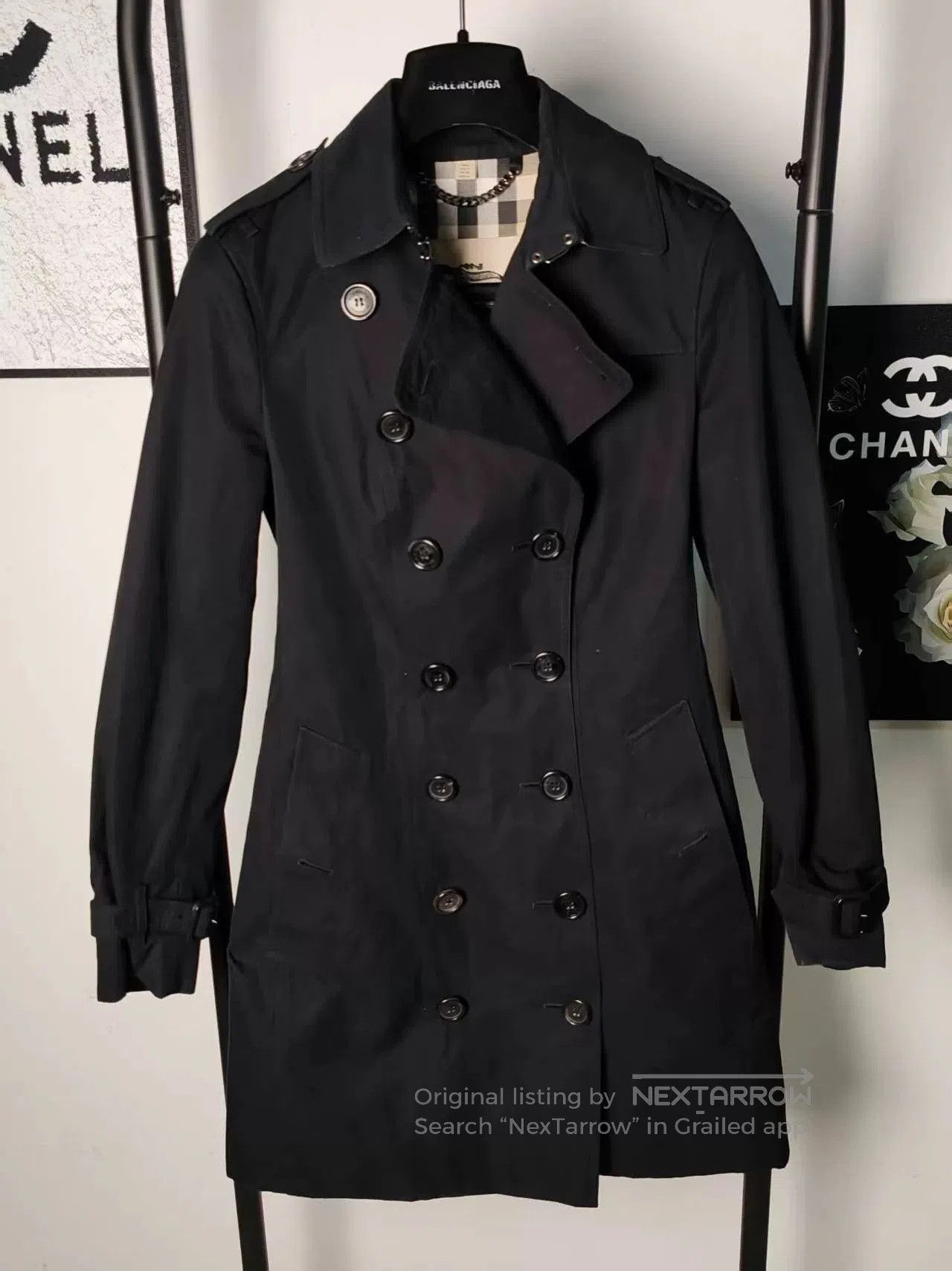 Burberry Burberry Coat with Check Lining. Size US M / EU 48-50 / 2 - 1 Thumbnail