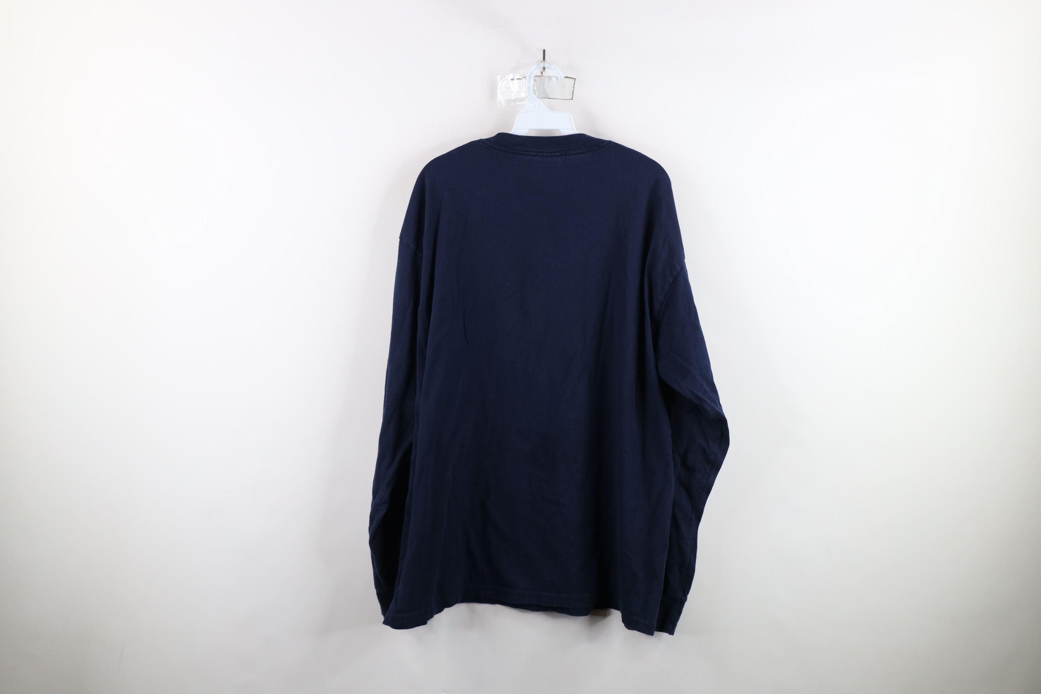 Vintage Vintage 90s University of Michigan Long Sleeve T-Shirt Size US XL / EU 56 / 4 - 11 Thumbnail