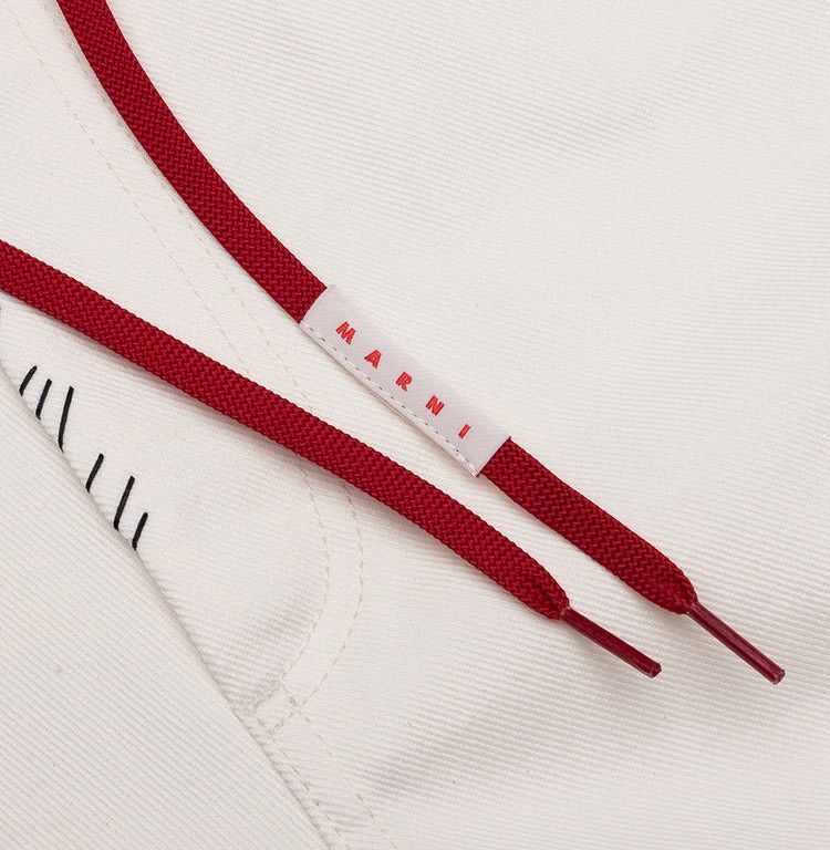 Marni DRAWSTRING TROUSERS - LILY WHITE Size US 29 - 5 Thumbnail