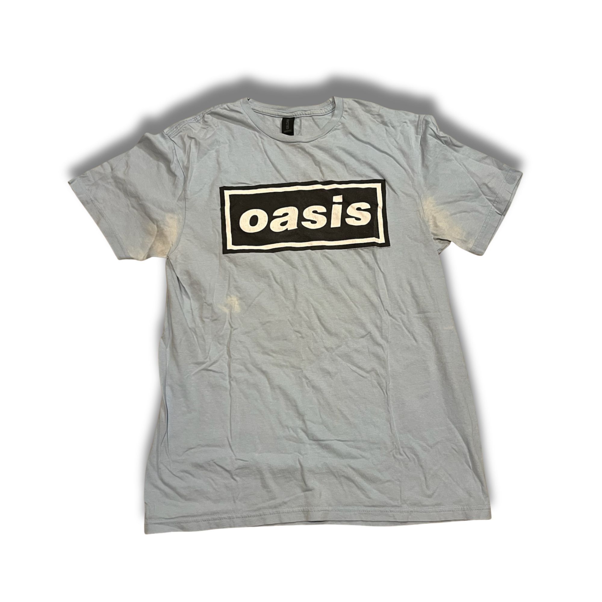 Gildan Oasis Gildan Softstyle Big Logo T-Shirt Size M Gray Comforta Size US M / EU 48-50 / 2 - 2 Thumbnail