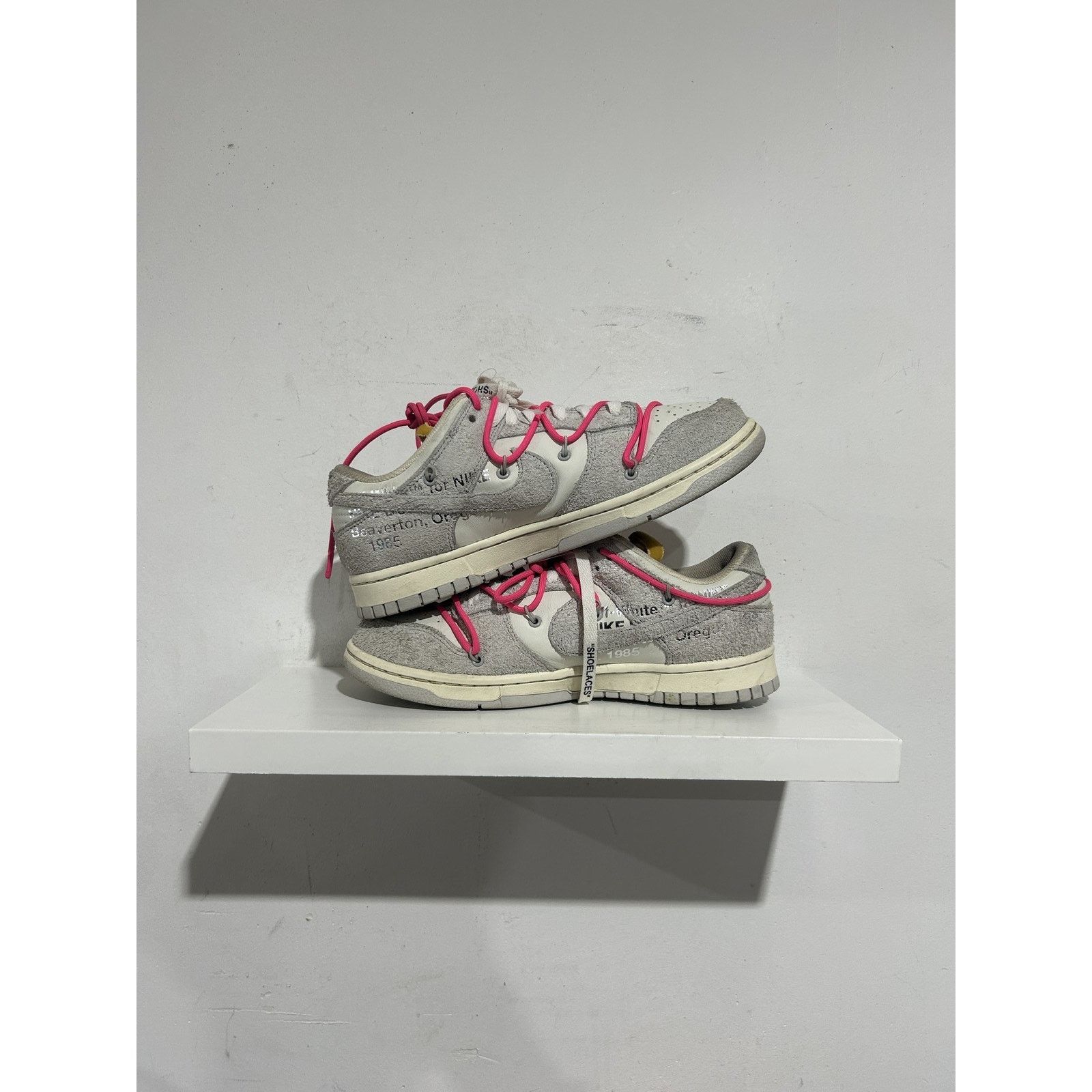 Nike NIKE DUNK LOW OFF WHITE LOT 17 SIZE 8.5 PREOWNED Size US 8.5 / EU 41-42 - 2 Thumbnail