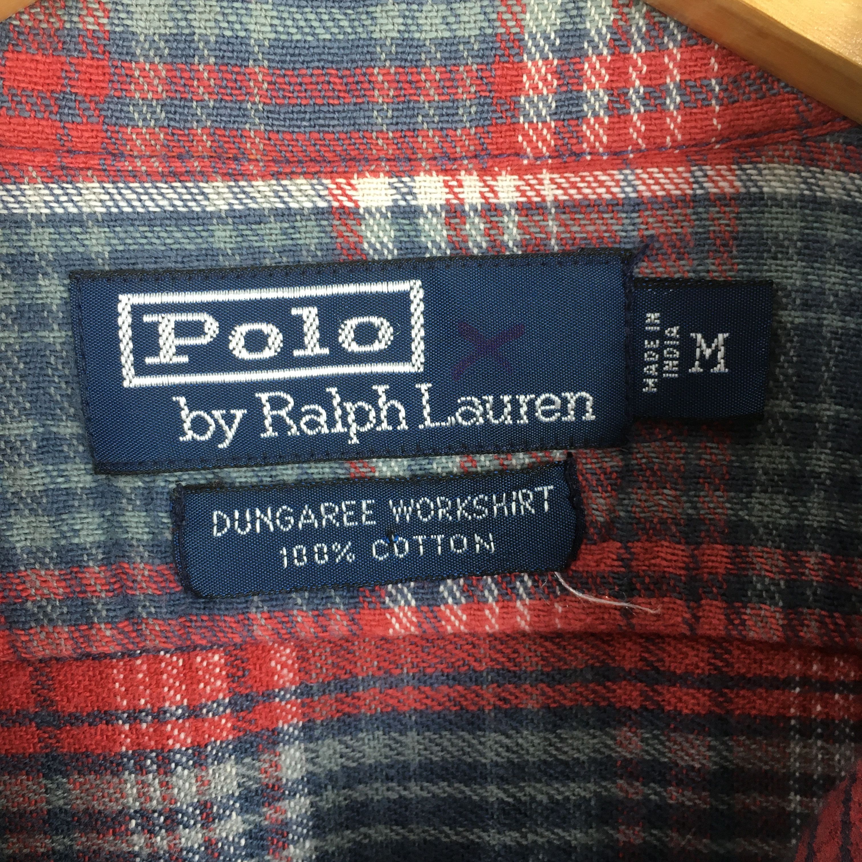 Polo Ralph Lauren Vintage 90's Polo Ralph Lauren Checkered Shirt Medium Size US M / EU 48-50 / 2 - 5 Thumbnail