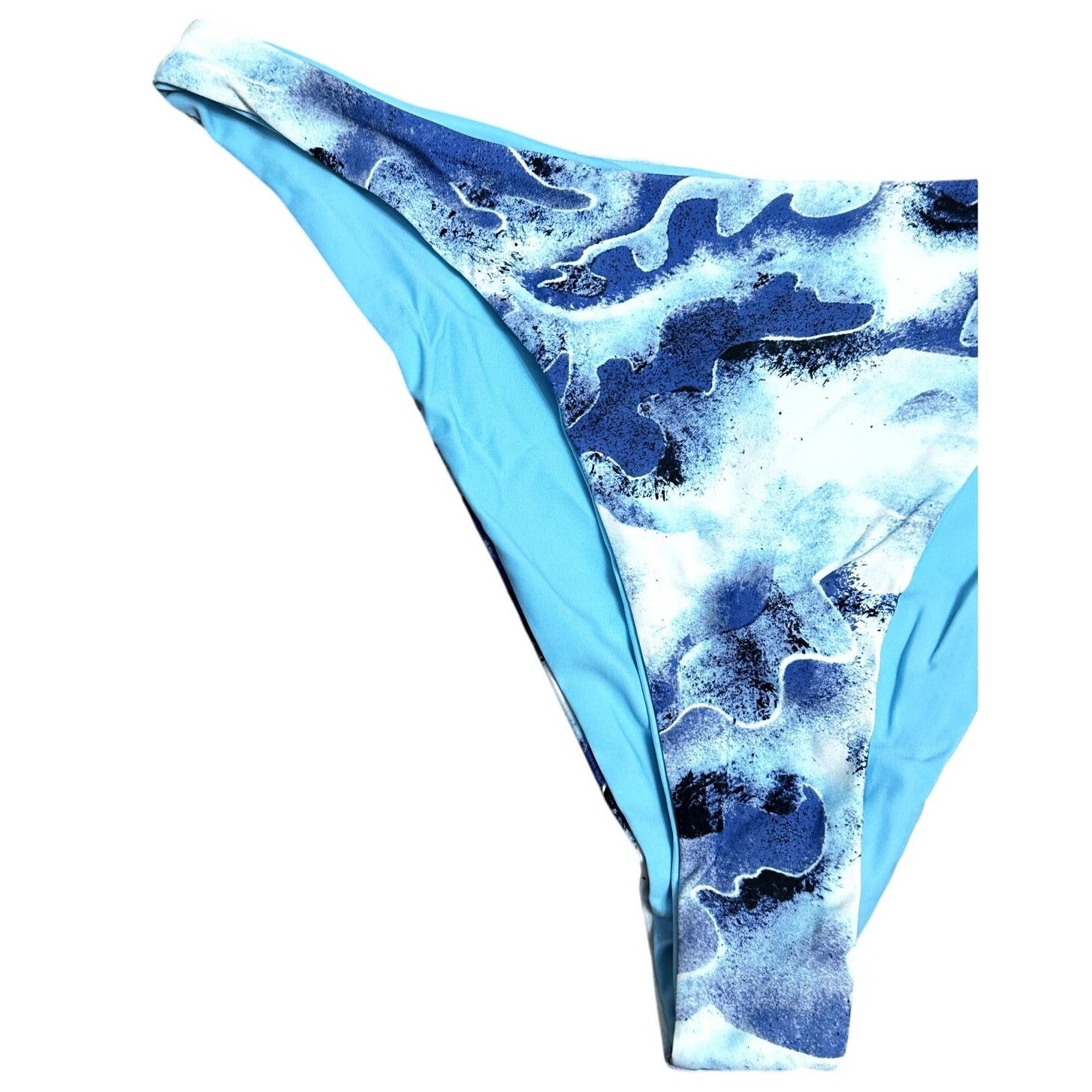 Other Royalty By Maluma Bikini Bottoms Cheeky Cut Camo Blue XL NWT Size ONE SIZE - 3 Thumbnail