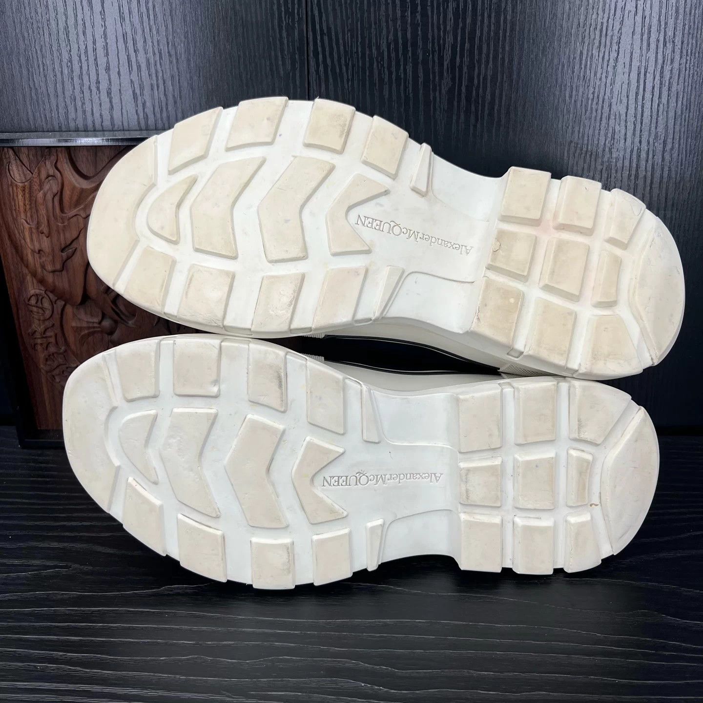 Alexander McQueen McQ Black & White Martin Boots 43 Lining Wear Original Box Size US 10 / EU 43 - 6 Thumbnail