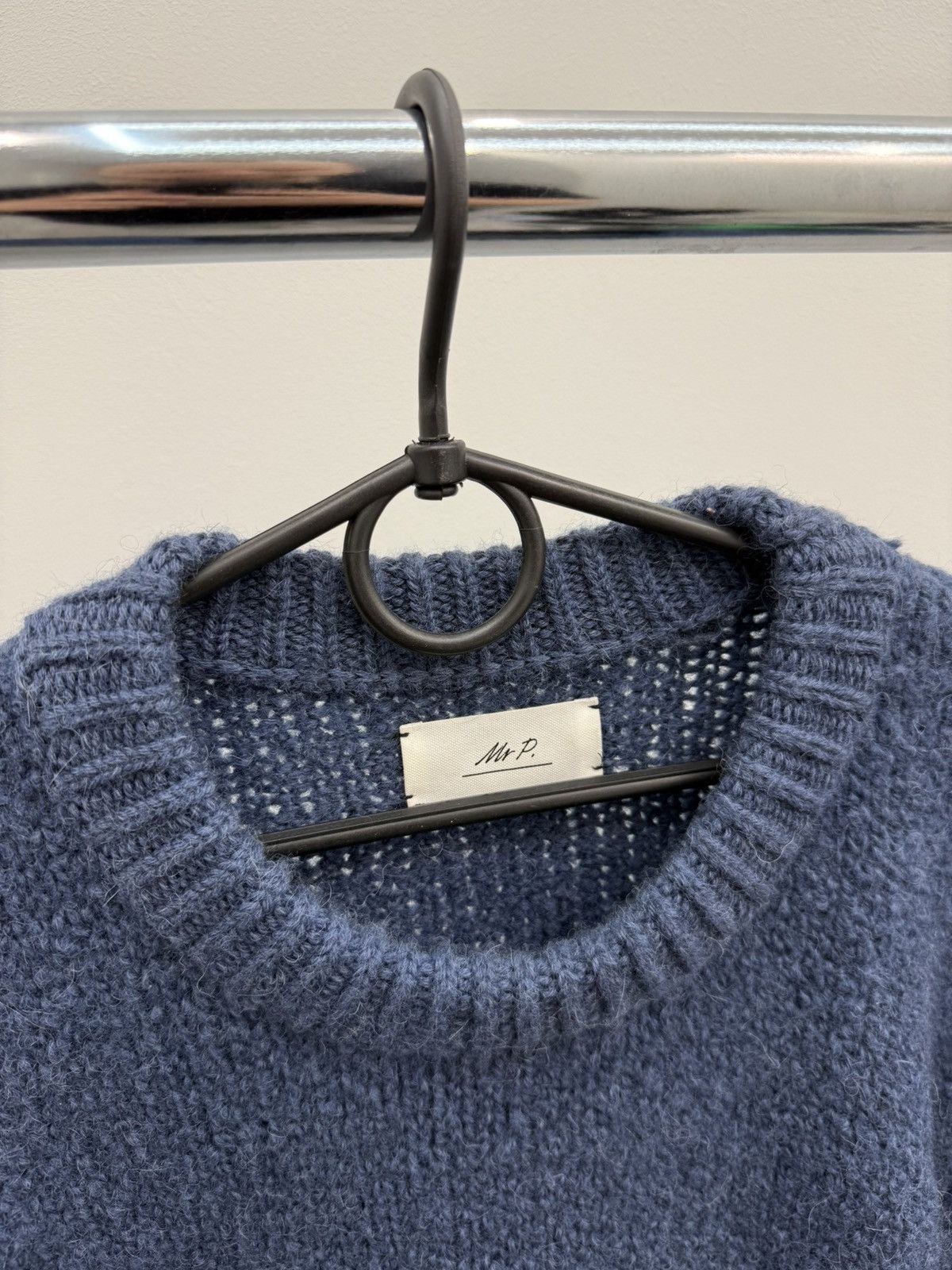 Mr P. Mr. P. Wool Alpaca Heavy Knit Crewneck Sweater Size US M / EU 48-50 / 2 - 2 Thumbnail