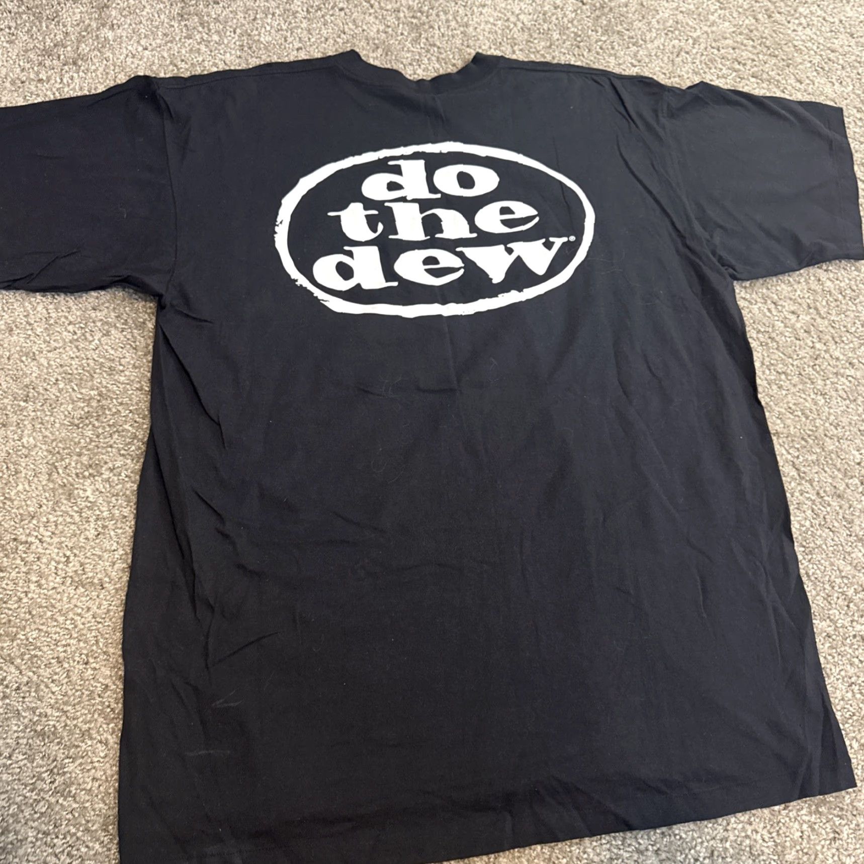 Vintage VINTAGE Mountain Dew 90s T-Shirt Black 2XL Men Do the Dew Promo Pop Shirt Size US XXL / EU 58 / 5 - 4 Thumbnail