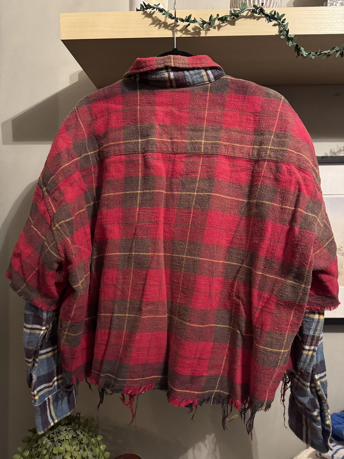 R13 Plaid Check Layered Shirt Size US M / EU 48-50 / 2 - 3 Thumbnail