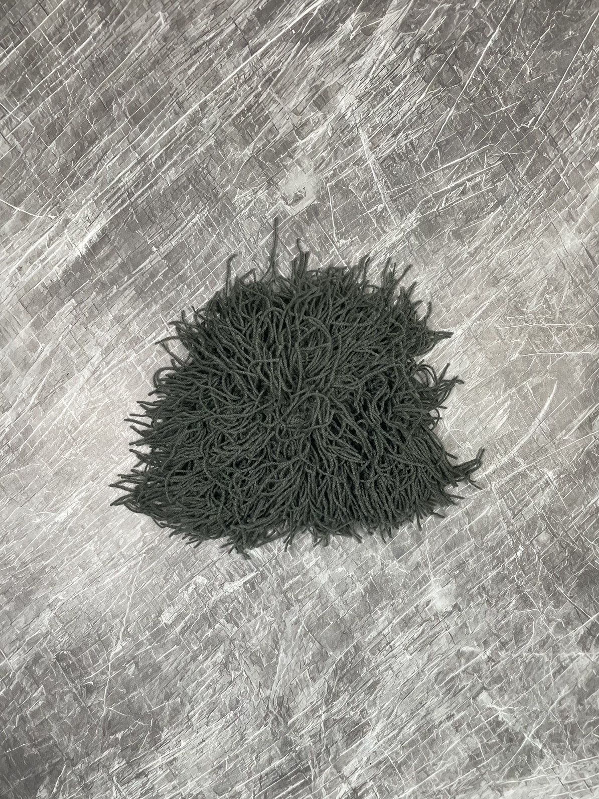 20471120 × Japanese Brand Handmade Vintage Knitted Hairy Hat Y2K Size ONE SIZE - 1 Thumbnail