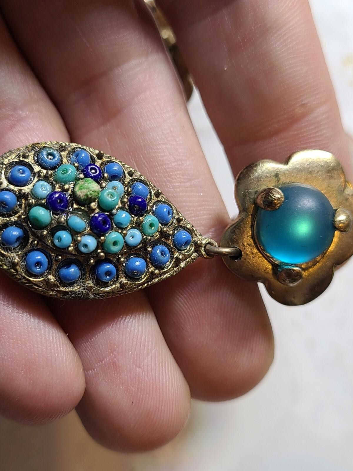 GAS Gas Bijoix St Tropez Vintage Designer Statement Earrings Size ONE SIZE - 3 Thumbnail
