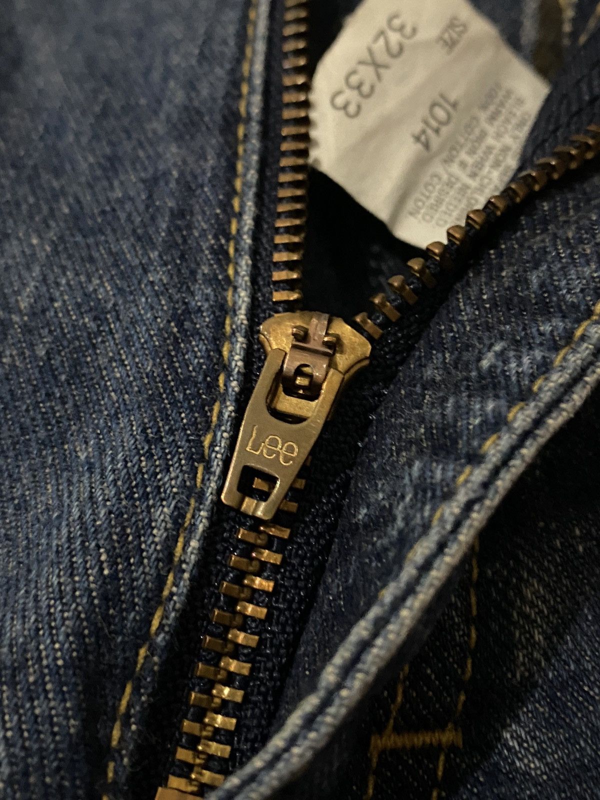 Japanese Brand × Lee × Vintage Men Jean Lee Rider 1014 Dirty Distressed Straight Loose Size US 30 / EU 46 - 15 Thumbnail