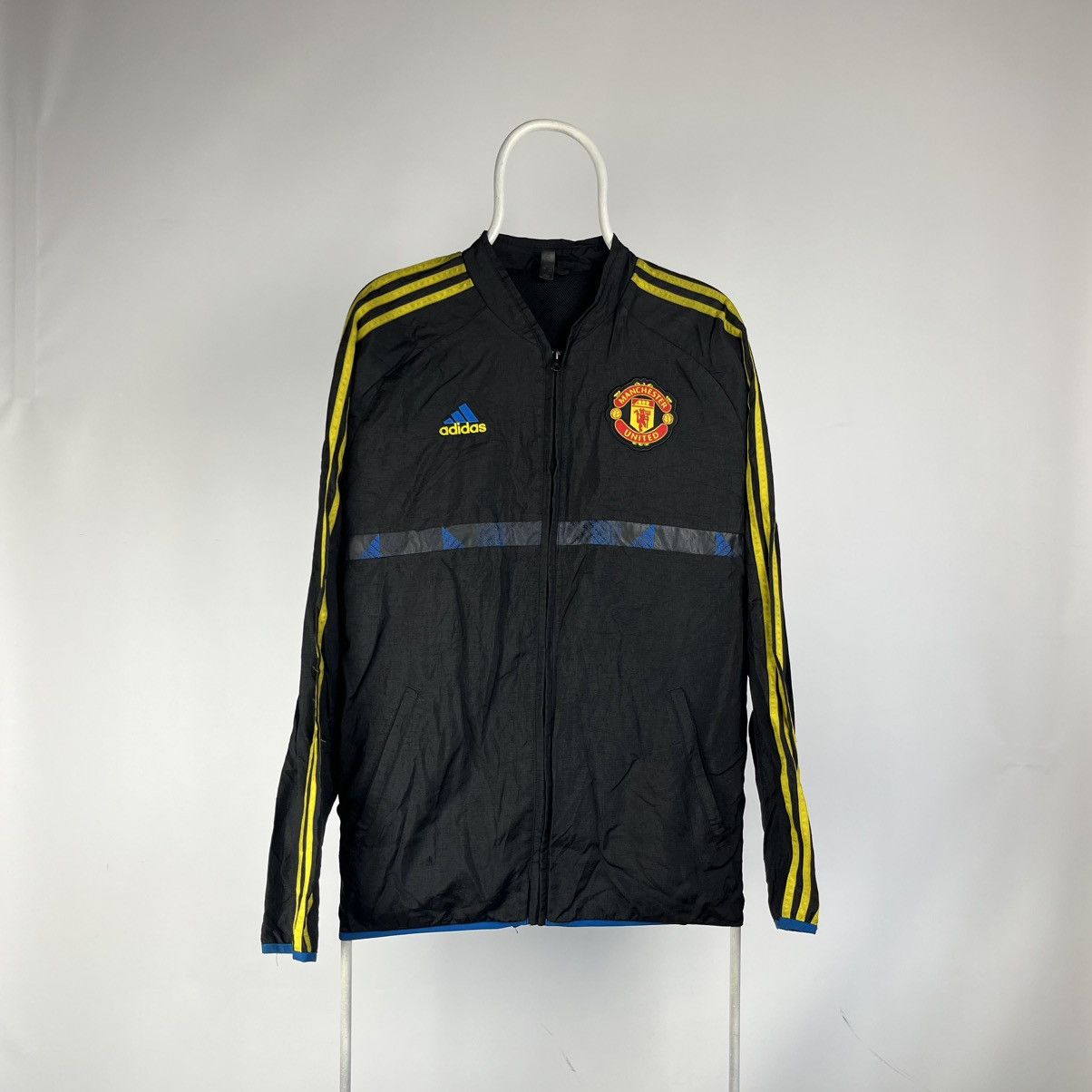 Adidas Vintage Adidas Manchester United Men's Full Zip Track Jacket Size US L / EU 52-54 / 3 - 1 Thumbnail