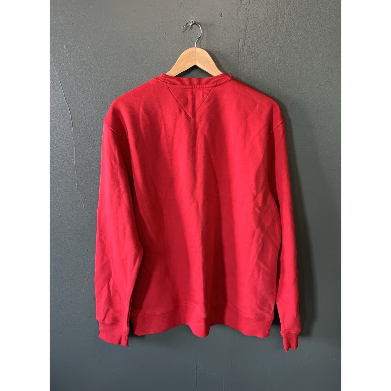 Tommy Hilfiger Tommy Hilfiger Mens Red Short Sleeve Pullover Sweatshirt XL NWT Size US XL / EU 56 / 4 - 2 Thumbnail