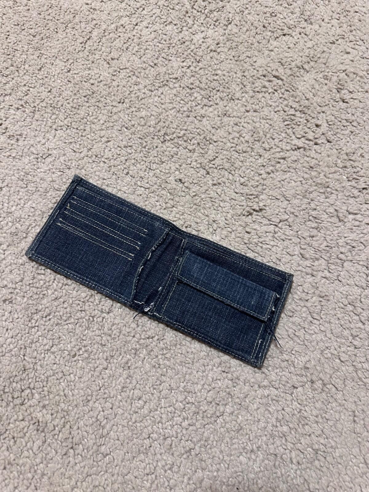 Levi's Levis Vintage RARE Red Tab Accessories Y2K Denim Wallet Size ONE SIZE - 3 Thumbnail