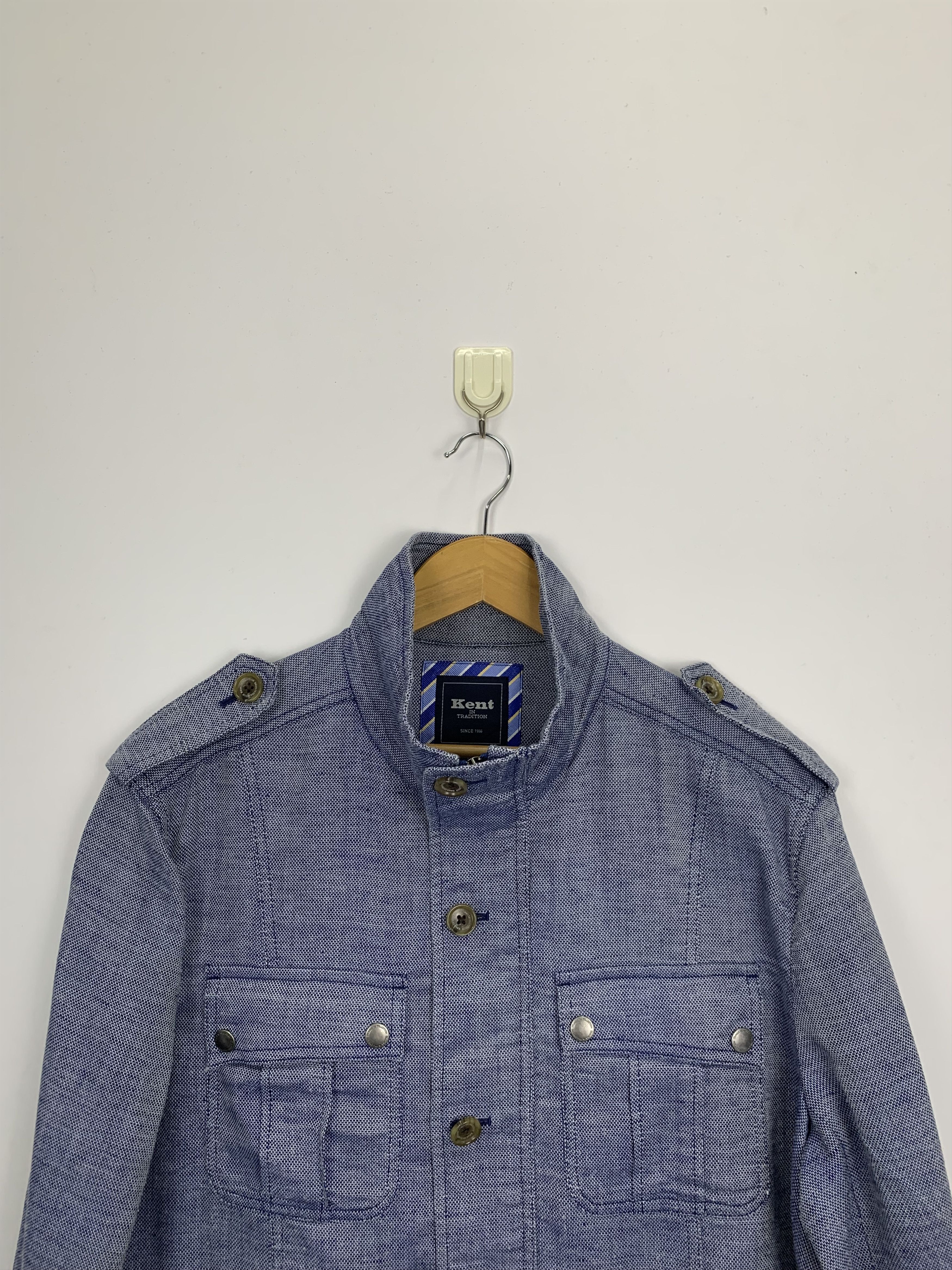 Designer × Vintage Vintage Designer Kent Multi Pocket Button Up Jacket J0789 Size US XL / EU 56 / 4 - 2 Thumbnail