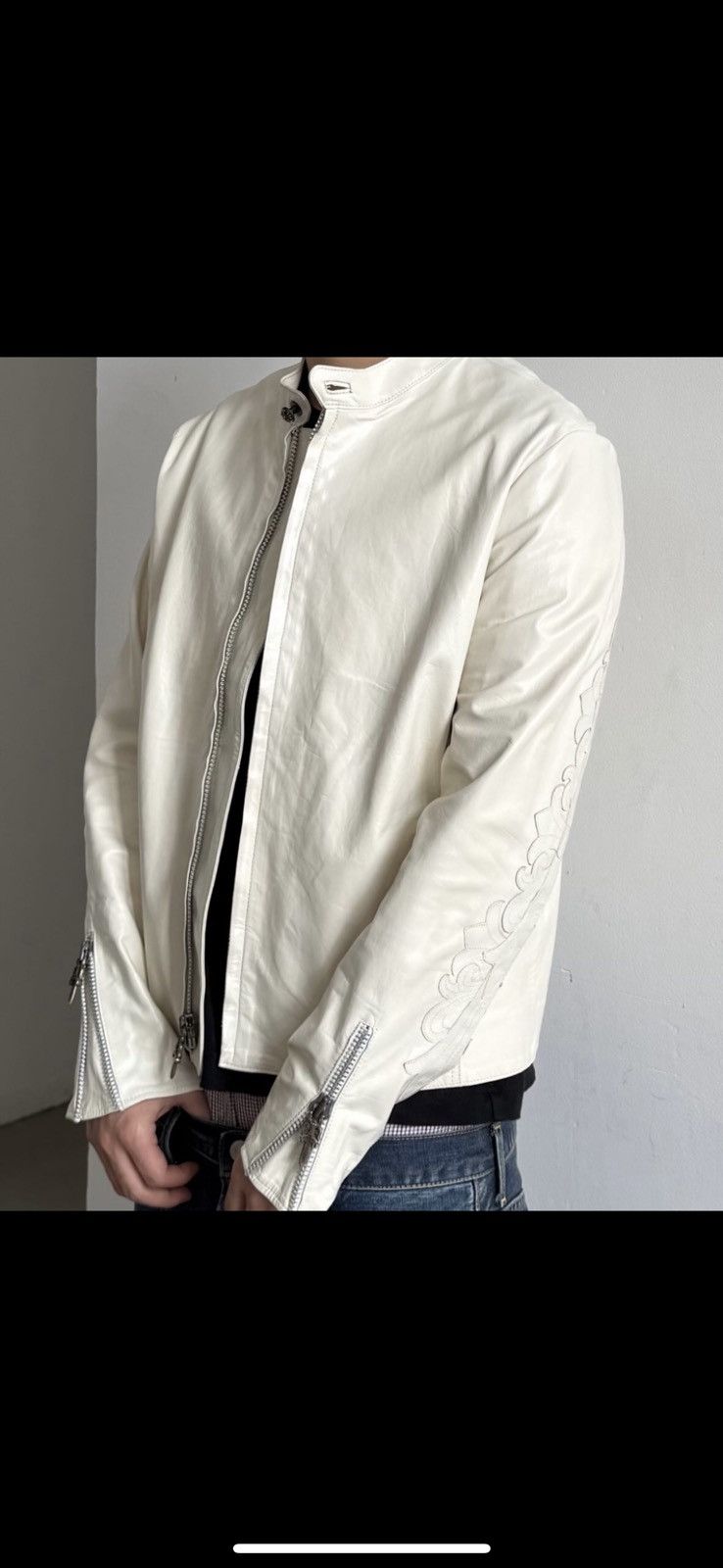 Chrome Hearts Chrome hearts osaka exclusive floral leather jacket Size US L / EU 52-54 / 3 - 11 Thumbnail