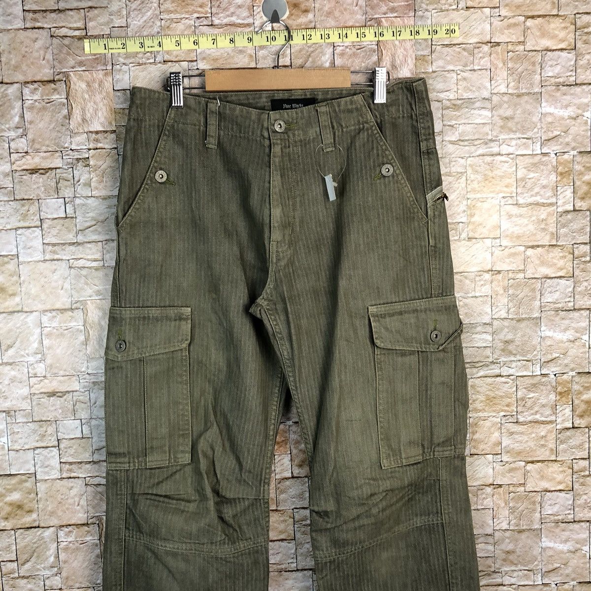 If Six Was Nine Nine Blocks faded utility Cargo Multipocket Pants #A813 Size US 32 / EU 48 - 2 Thumbnail