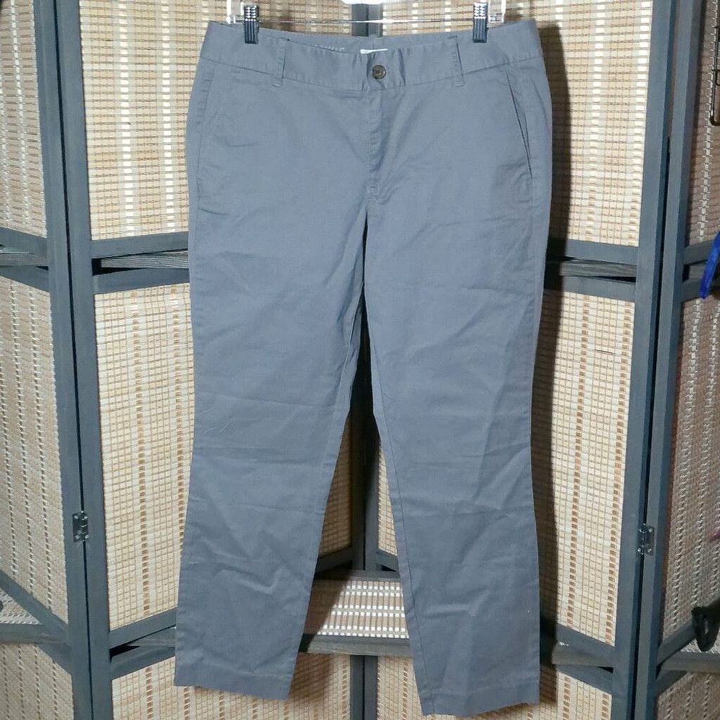 J.Crew J.Crew Gray Frankie Chinos Size 32" / US 10 / IT 46 - 1 Thumbnail