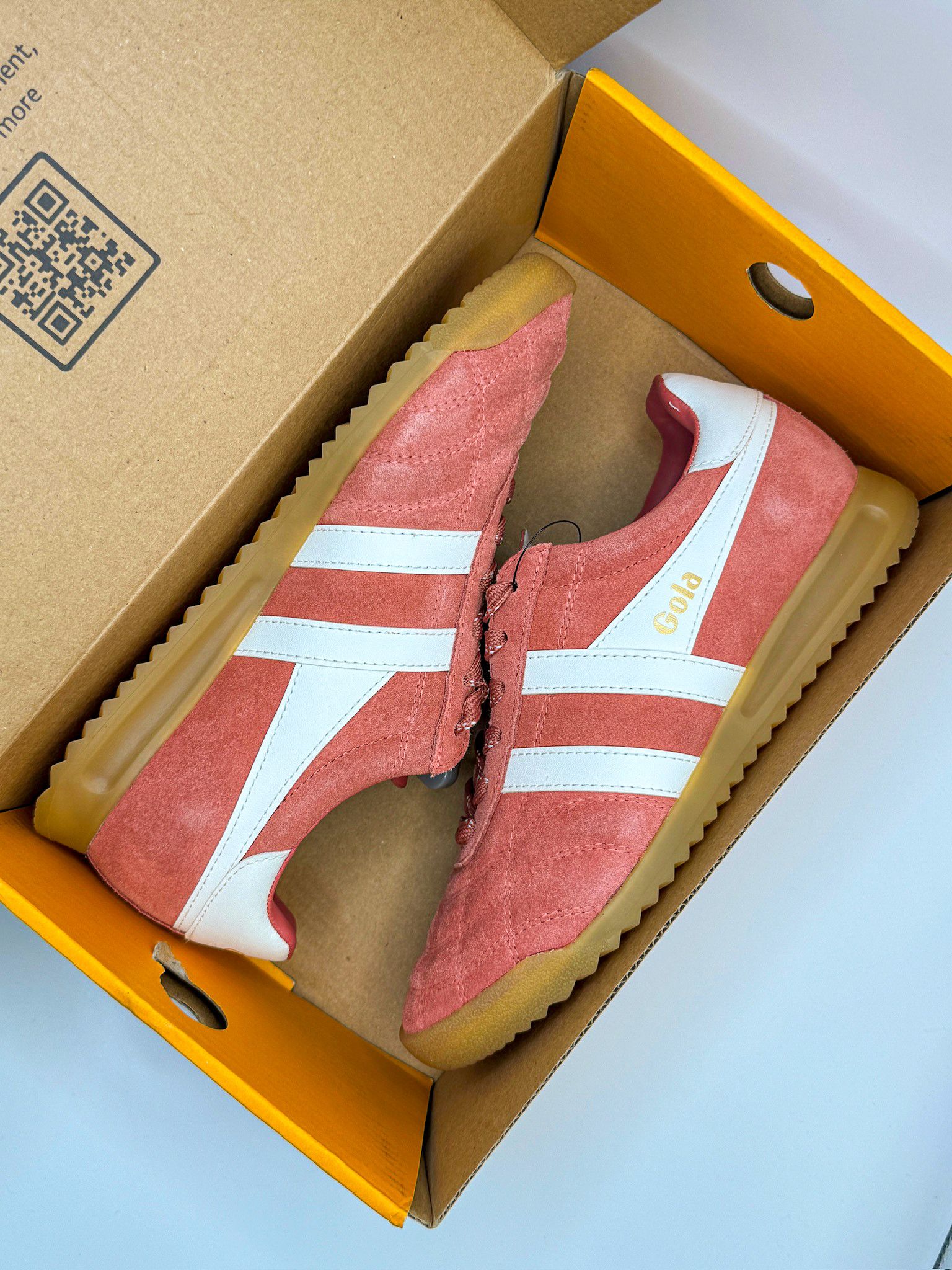 Gola Gola Stadium Suede Clay Off White Sneakers Size US 5 / IT 35 - 16 Thumbnail