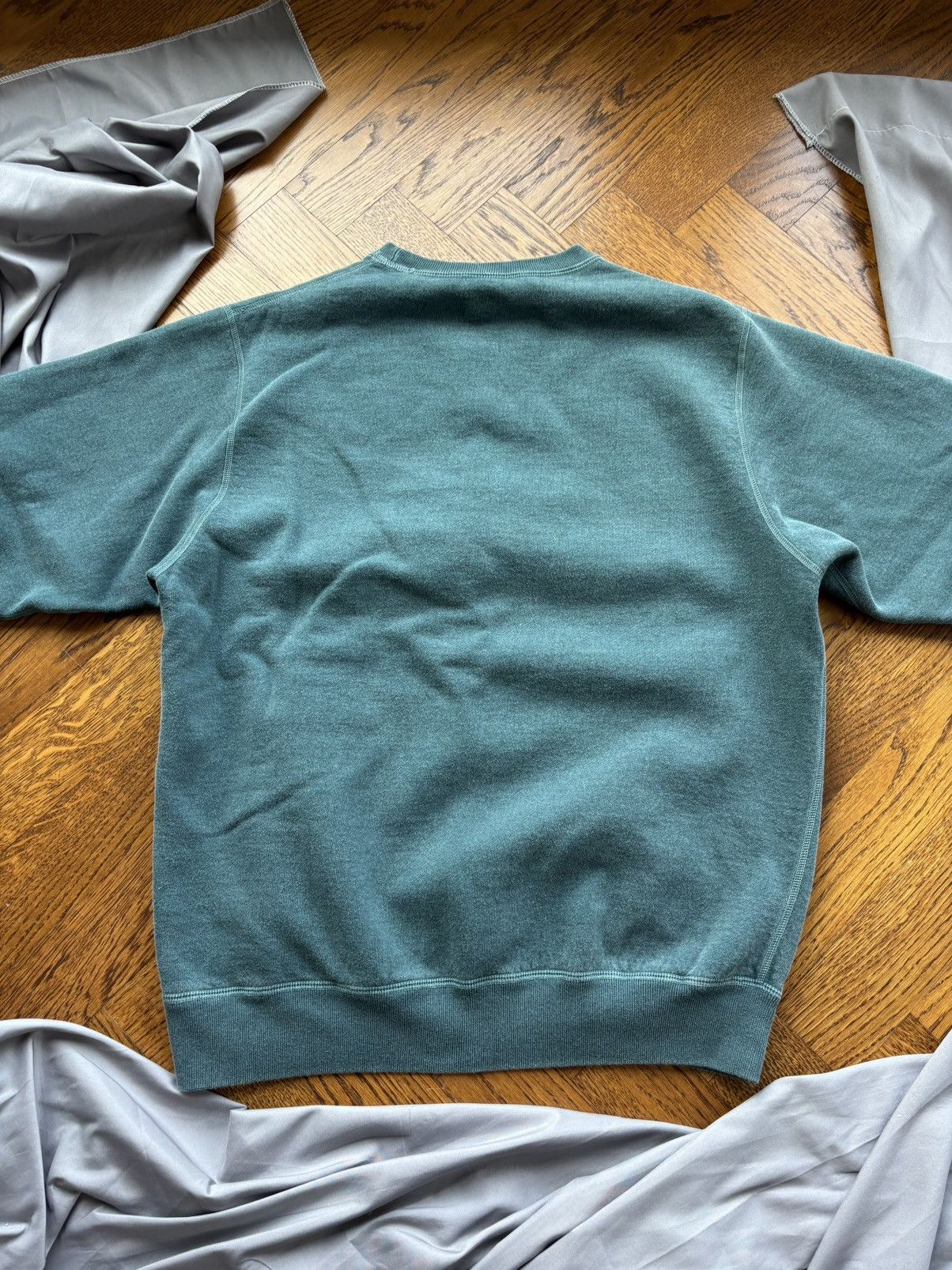 Band Tees × Rap Tees Ramriddlz Sweeterman Boxlogo Crewneck Pullover Overdyed Fade Size US S / EU 44-46 / 1 - 5 Thumbnail