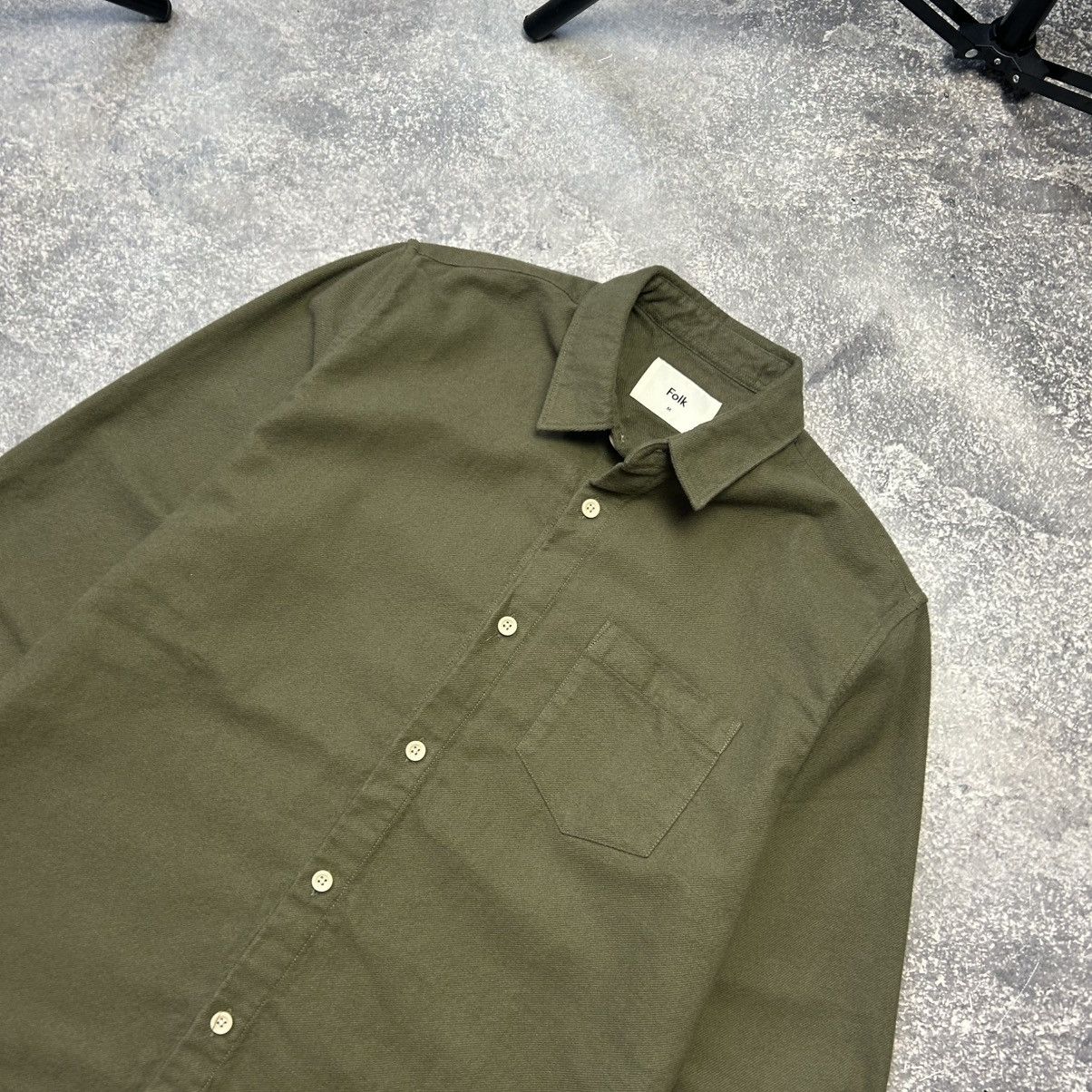 Folk Designer Folk Basic Button Streetwear oldschool shirt Size US M / EU 48-50 / 2 - 2 Thumbnail
