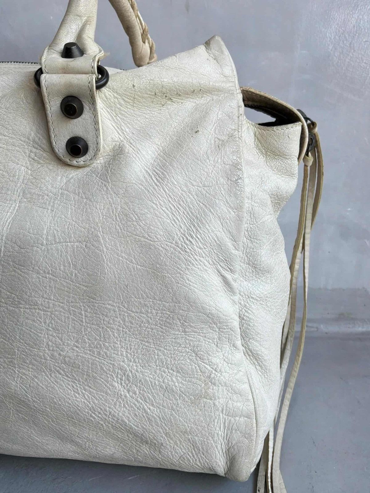 Balenciaga Balenciaga - Motorcycle ‘Midday’ Lambskin Leather Handbag Size ONE SIZE - 12 Thumbnail