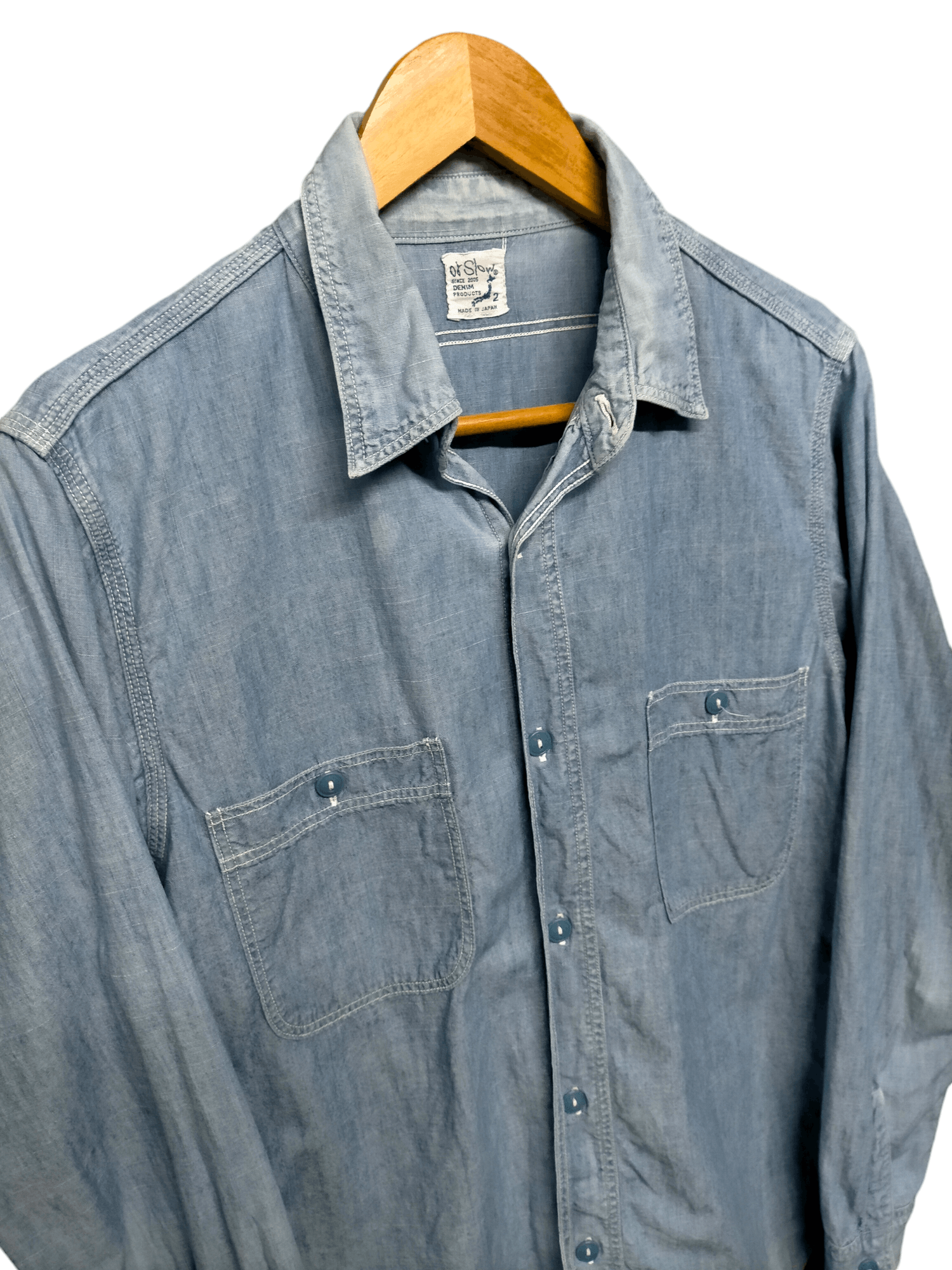 Orslow Made in japan Orslow Chambry Shirt Button ups Size US M / EU 48-50 / 2 - 5 Thumbnail