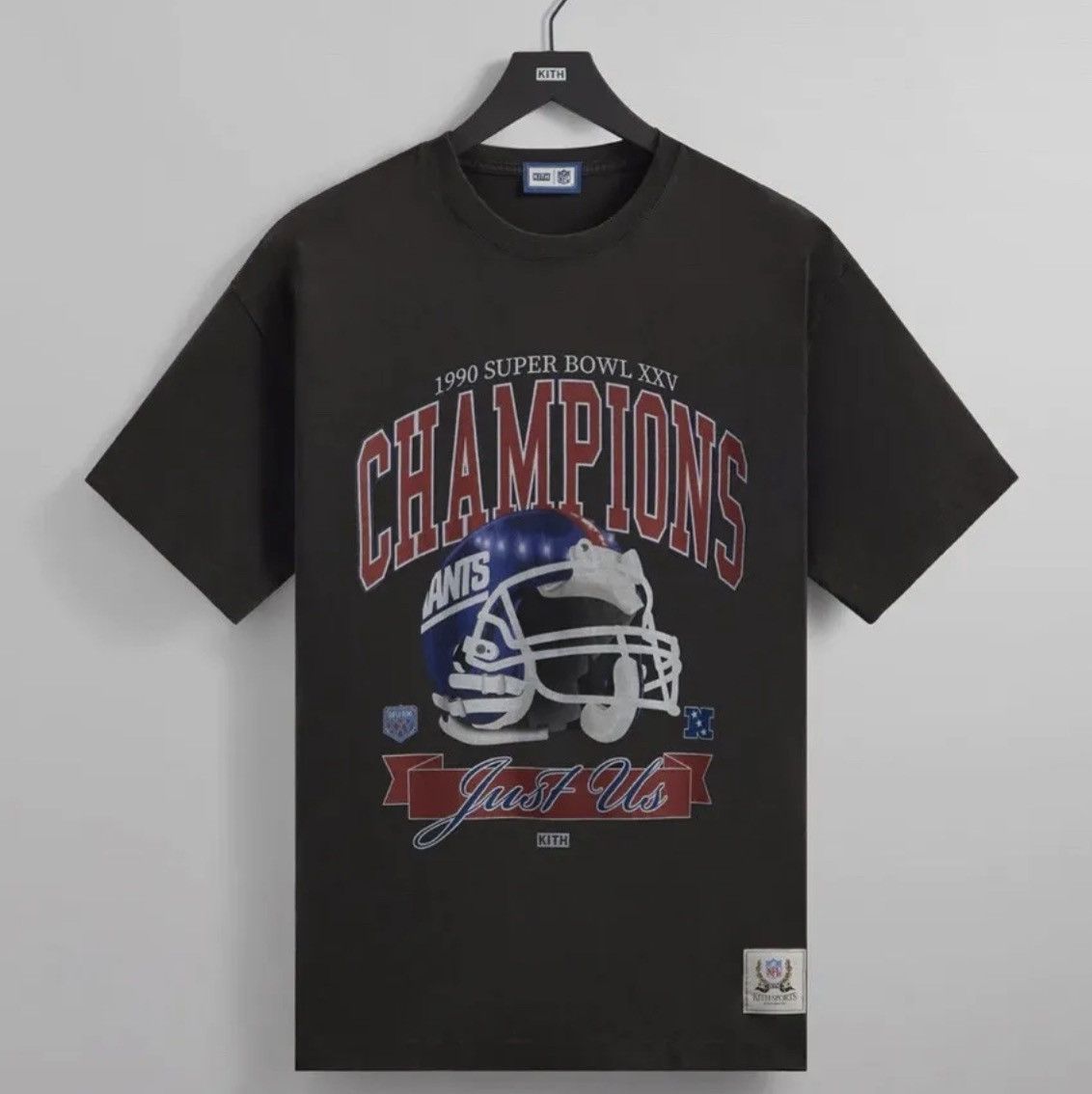 Kith for The NFL: Giants Superbowl Vintage Tee - White Xs