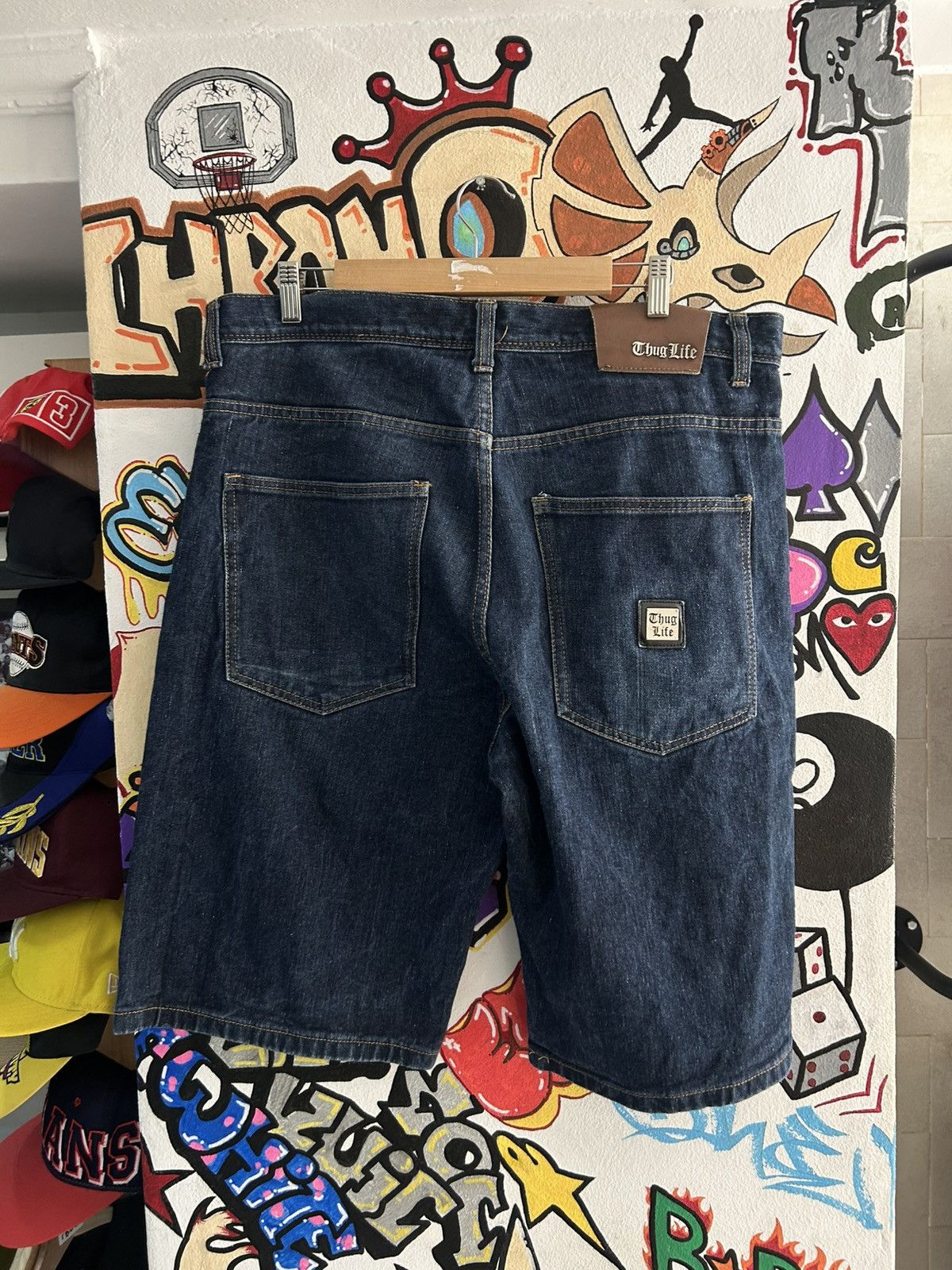 Vintage Baggy Thug Life Jorts Size US 36 / EU 52 - 2 Thumbnail