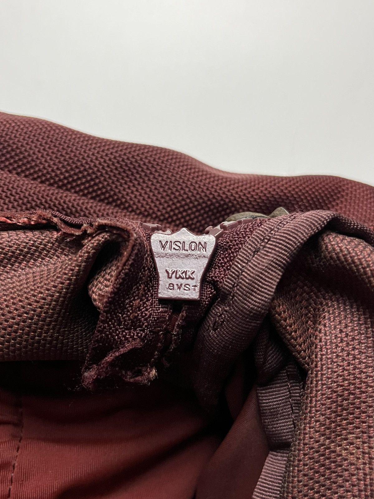 Visvim Visvim SS15 Ballistic Cordura 20L Backpack Burgundy w/ Suede Size ONE SIZE - 21 Thumbnail