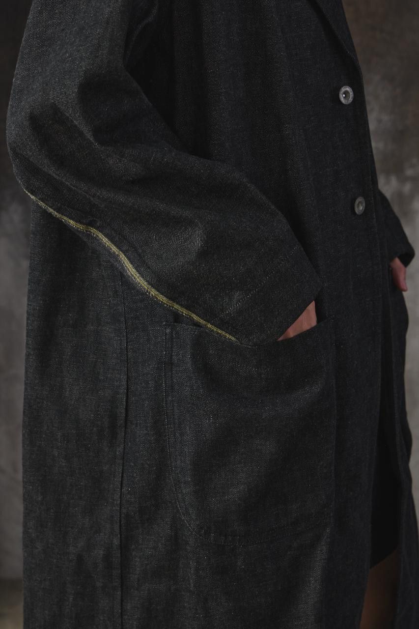 SHINYAKOZUKA Shinya Kozuka Hand-Painted Long Cotton Coat Size US S / EU 44-46 / 1 - 6 Thumbnail
