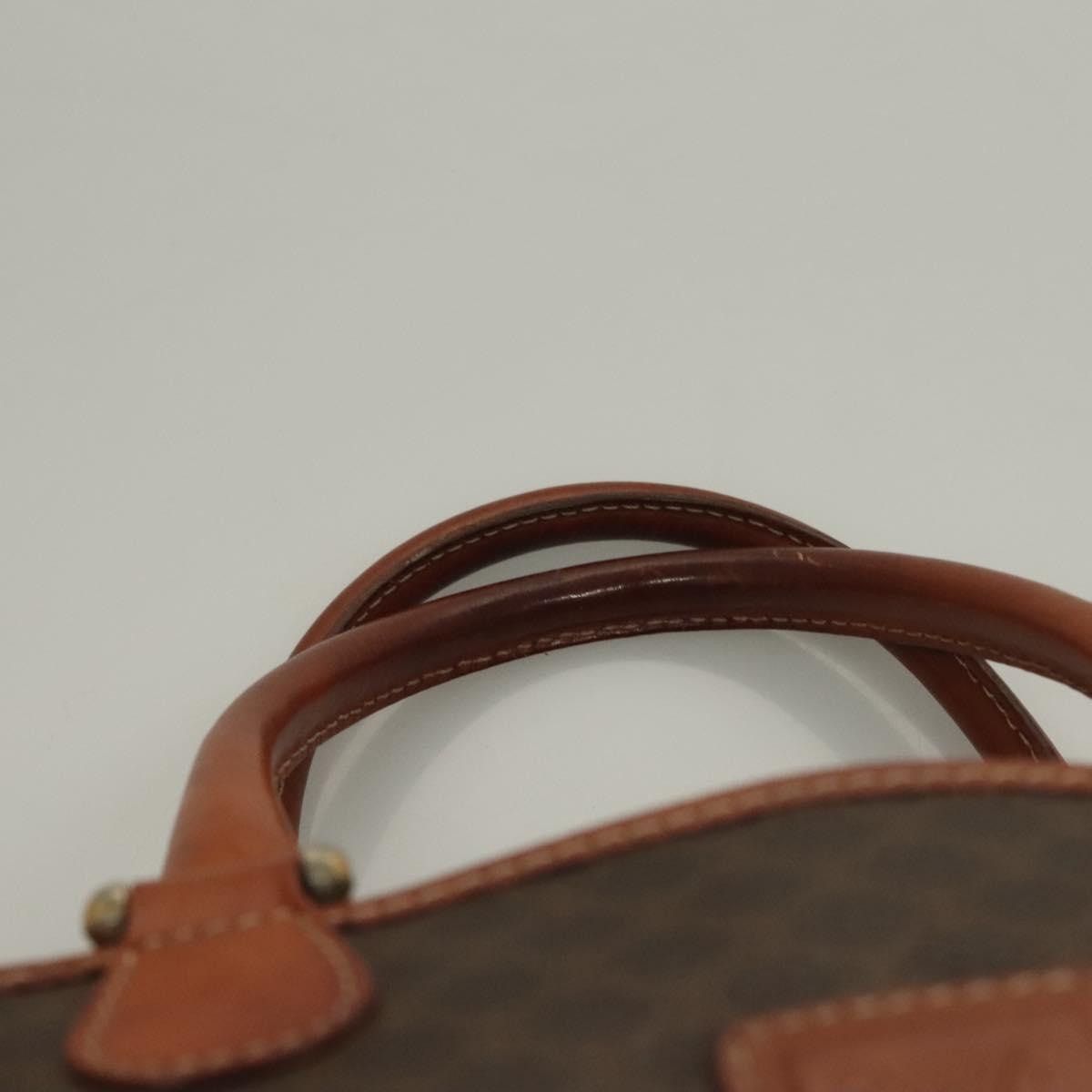Celine CELINE Macadam Canvas Hand Bag Pvc Leather Brown Gold Size ONE SIZE - 8 Thumbnail