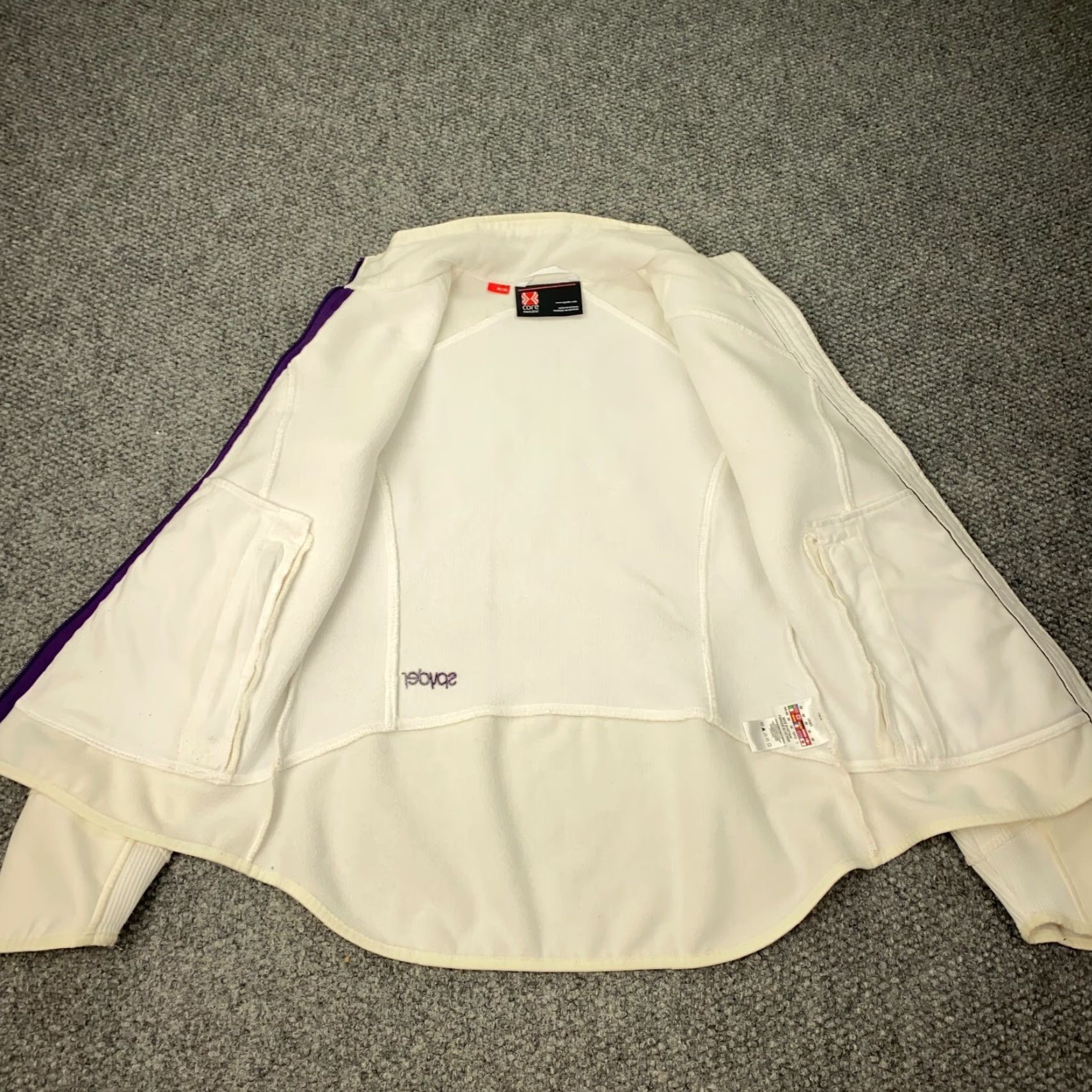 Spyder Spyder Core Sweater Jacket Women's Medium White Full Zip Embroidered Size L / US 10 / IT 46 - 7 Thumbnail