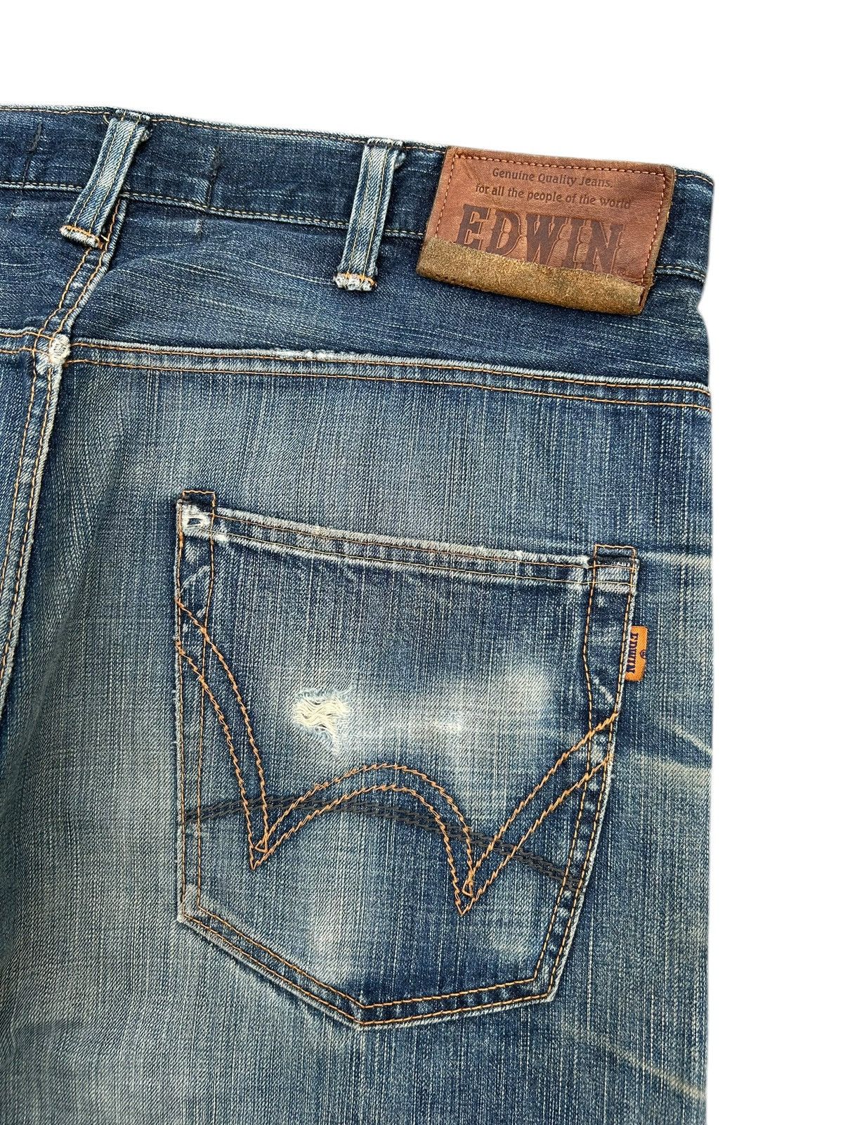 Kapital Vintage Edwin 505V Selvedge Distressed Denim Jeans Size US 40 / EU 56 - 14 Thumbnail