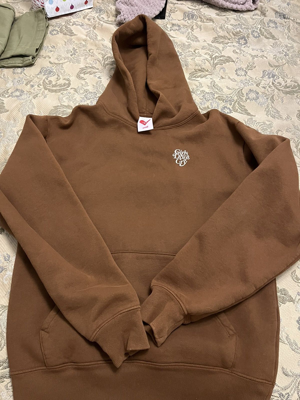 Girls Dont Cry Girls don't cry GDC logo Hoodie Brown | Grailed