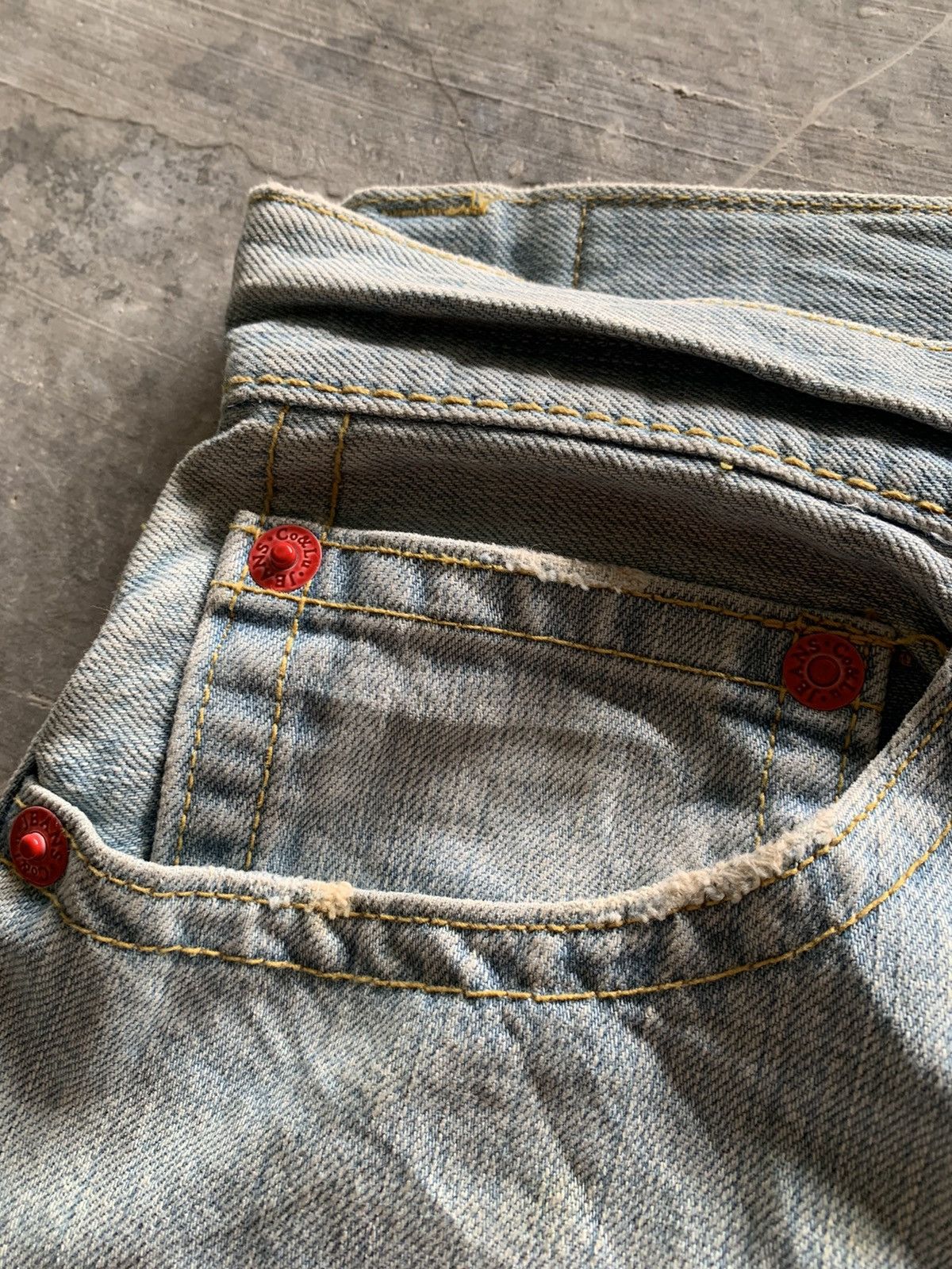 Hysteric Glamour Y2K CO&LU baggy style jeans backhit design Size US 34 / EU 50 - 10 Thumbnail