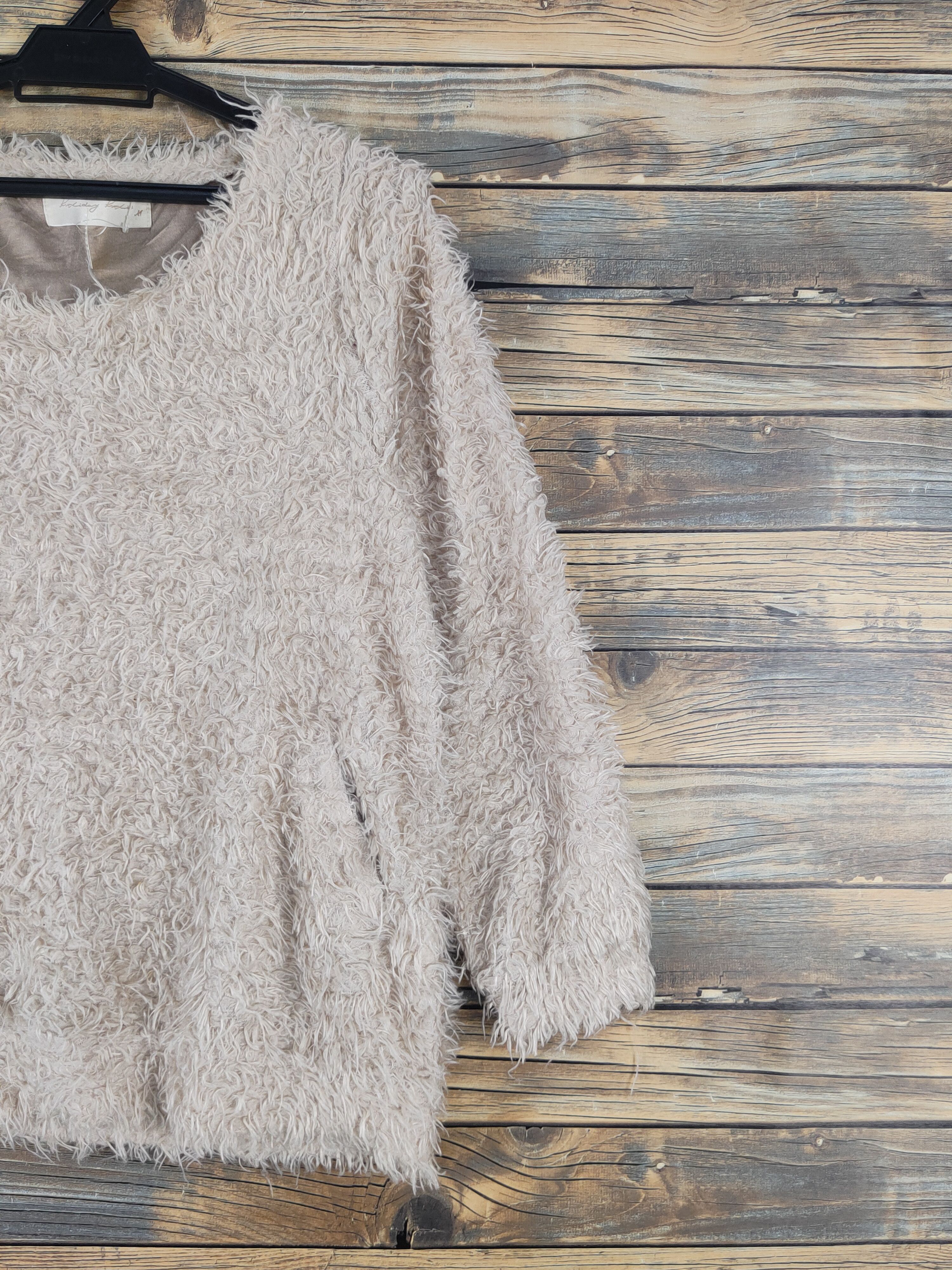 Japanese Brand × Vintage Laliday Lalic japan Shag Shaggy Fur Mohair Knitwear #W1283 Size S / US 4 / IT 40 - 5 Thumbnail