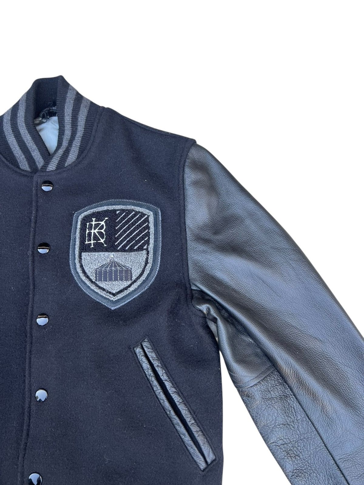 The Brooklyn Circus 2013 The Brooklyn Circus Leather Sleeve Varsity Jacket Size US XS / EU 42 / 0 - 10 Thumbnail