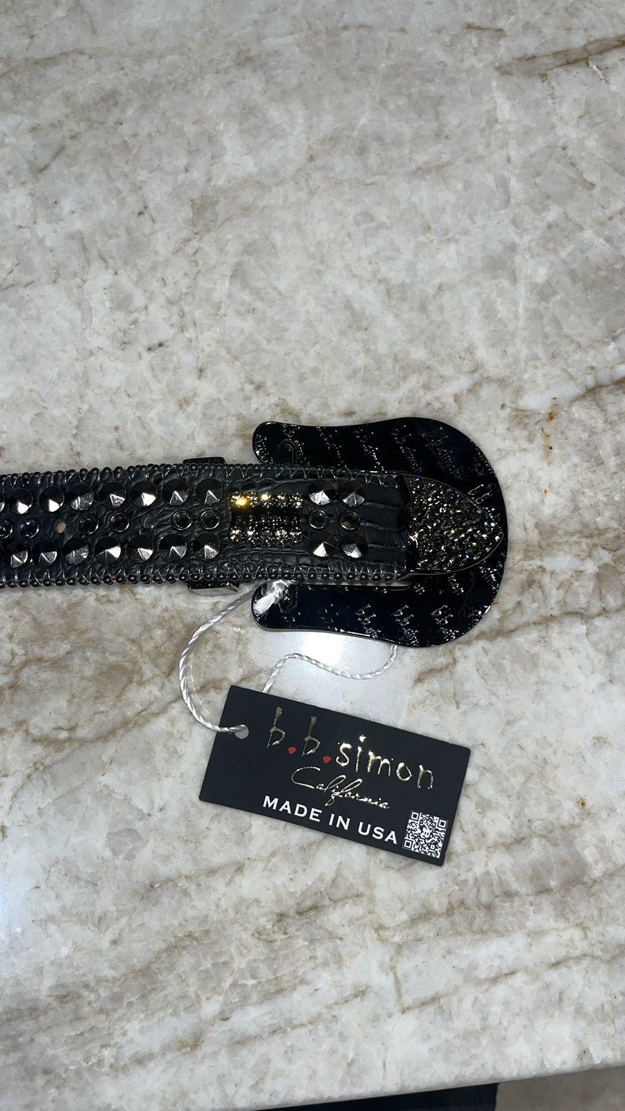 B.B. Simon Bb Simon belt Size 34 - 3 Thumbnail