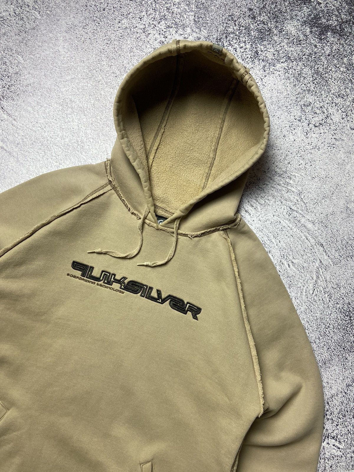 Quiksilver Vintage 90s Quiksilver Hoodie Big Logo Australian Surf Skate Size US L / EU 52-54 / 3 - 2 Thumbnail