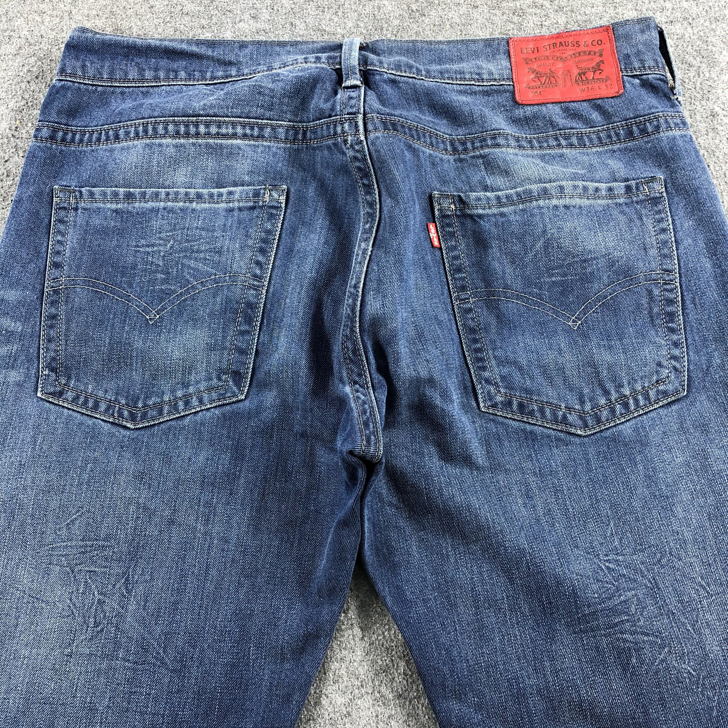 Levi's Vintage Blue Wash Levis 504 Jeans-J2253 Size US 37 - 4 Thumbnail