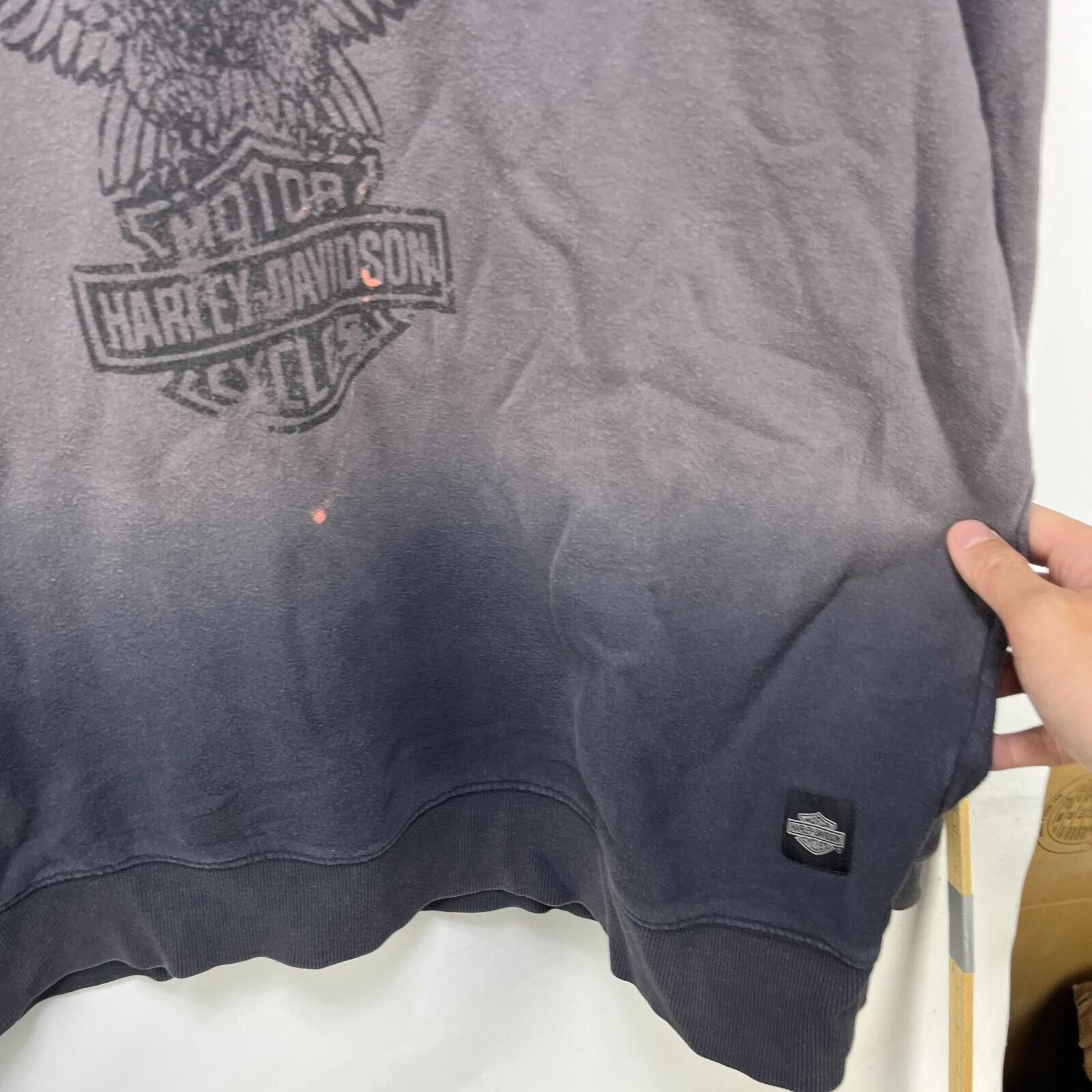 Harley Davidson Vintage Harley Davidson Sun Faded Eagle Sweatshirt XL Size US XL / EU 56 / 4 - 4 Thumbnail