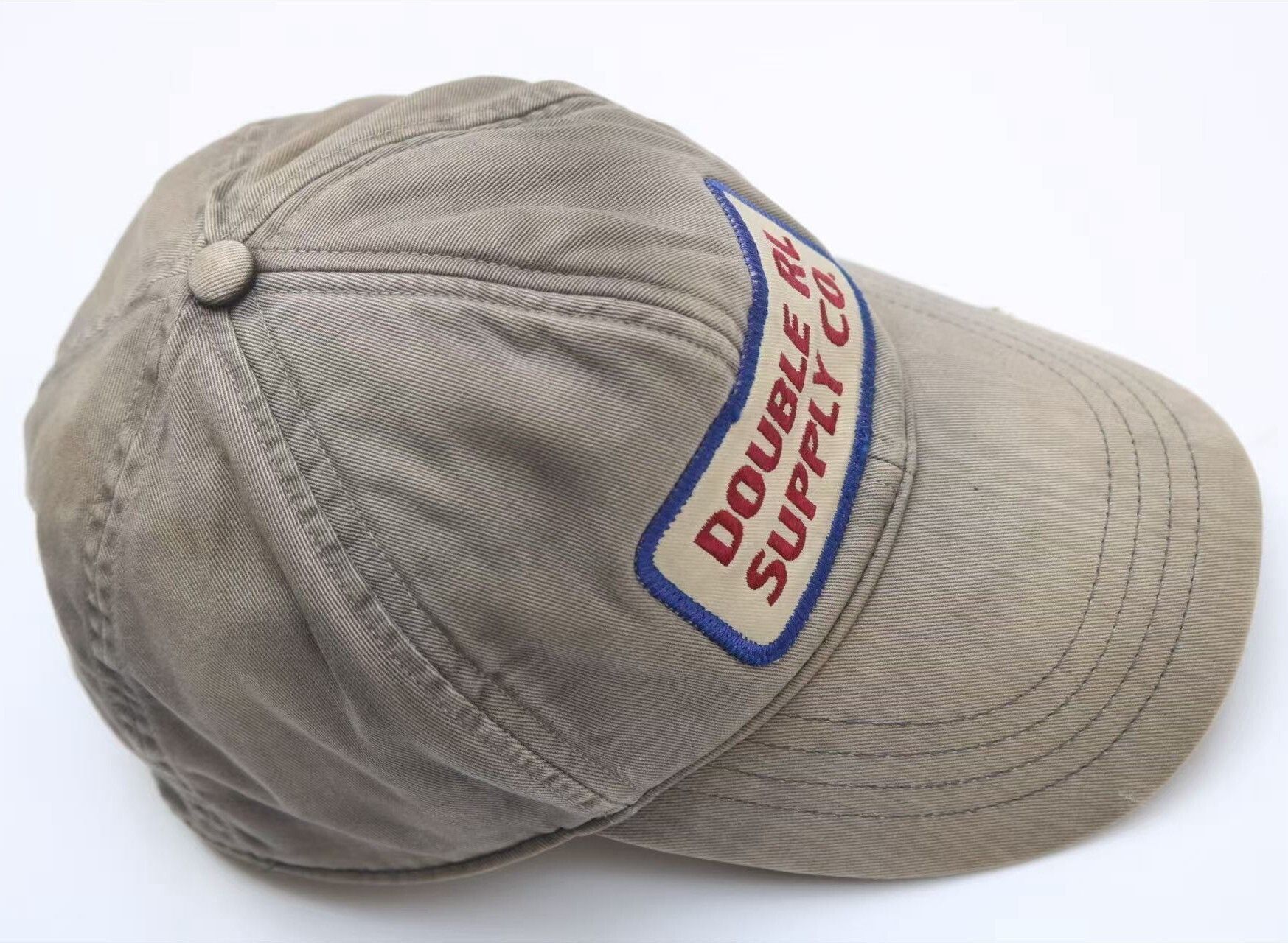RRL Ralph Lauren RRL Vintage Distressed Gray Trucker Cap Size ONE SIZE - 1 Thumbnail