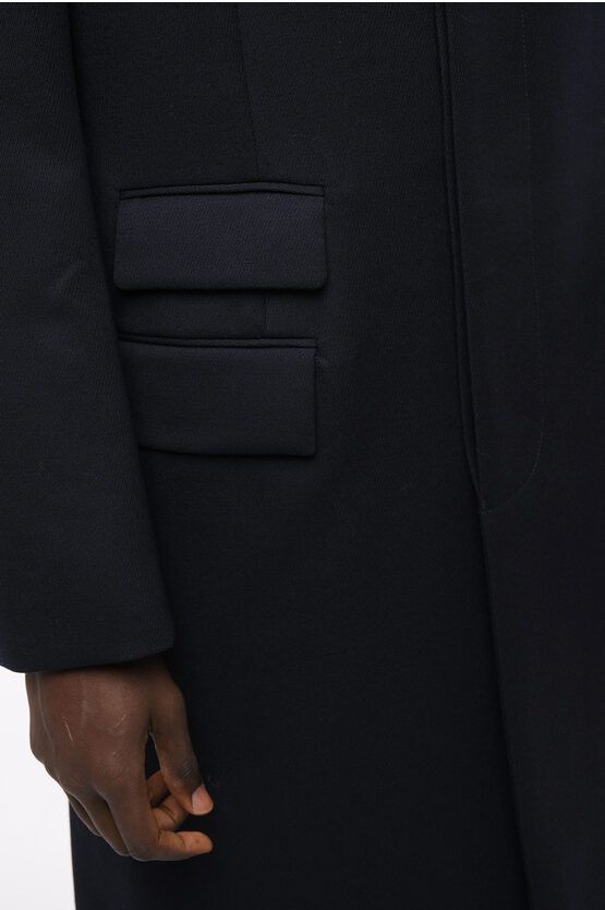 Maison Margiela o1y1124 Single Breasted Coat in Blue Size US M / EU 48-50 / 2 - 3 Thumbnail