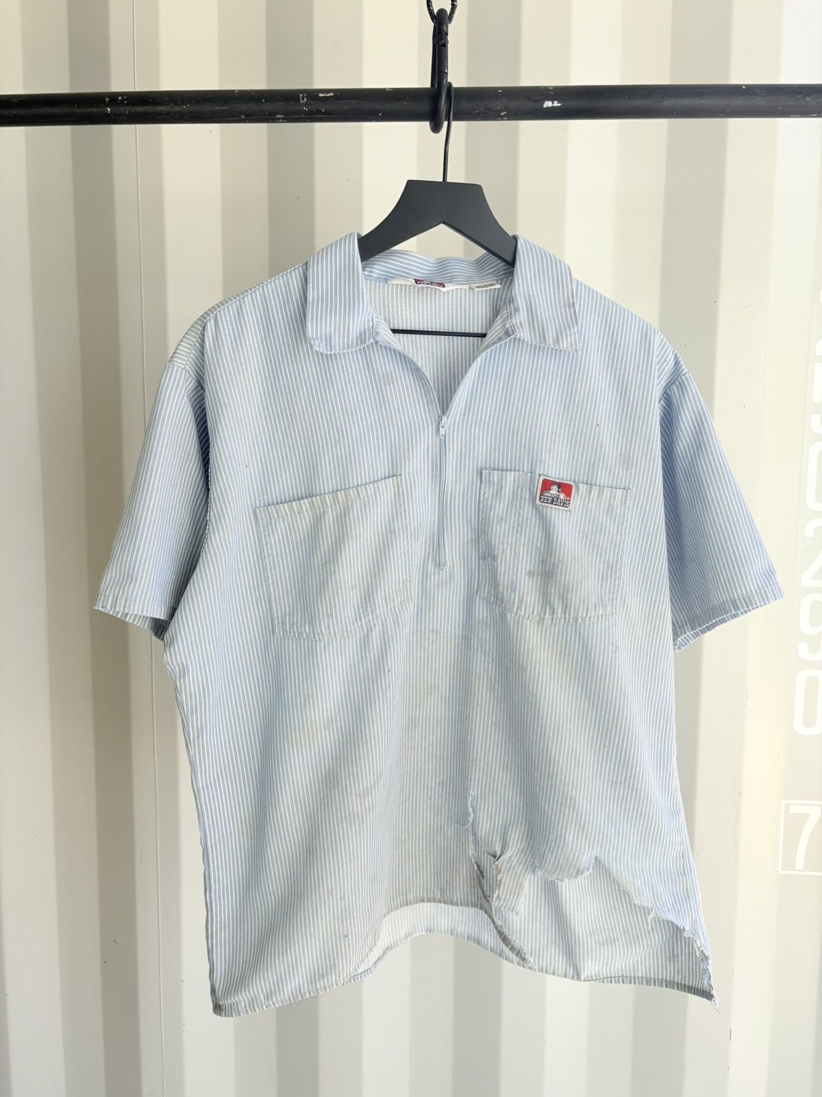 Vintage Vintage Ben Davis Shirt Faded Distressed Grunge Size US L / EU 52-54 / 3 - 1 Thumbnail