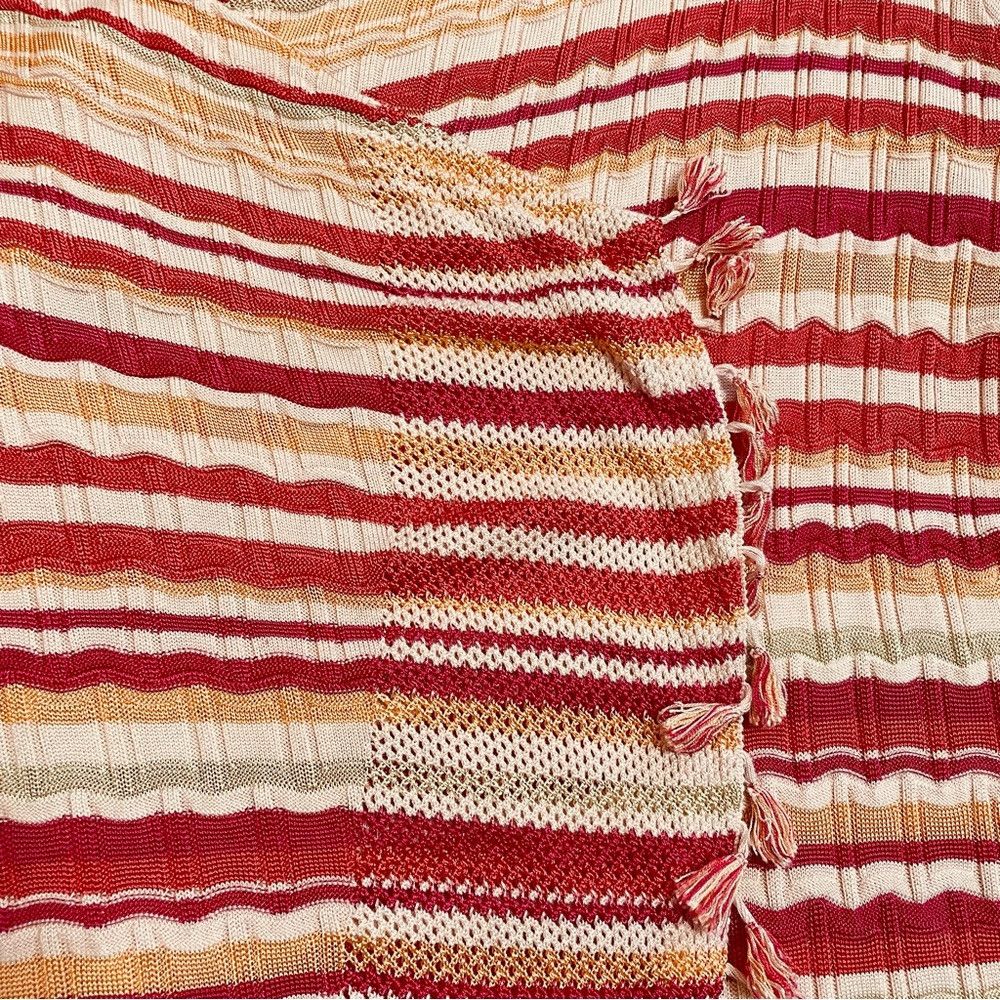 Chicos Chico's Tassel Wave Striped Cardigan Size 3 US XL Size XL / US 12-14 / IT 48-50 - 9 Thumbnail